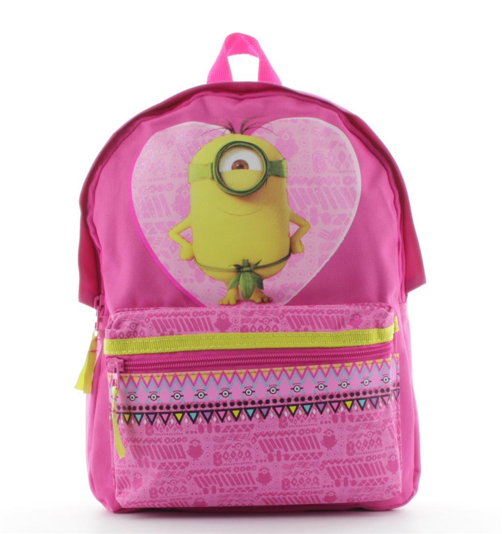 Różowy plecak dziecięcy Minionki