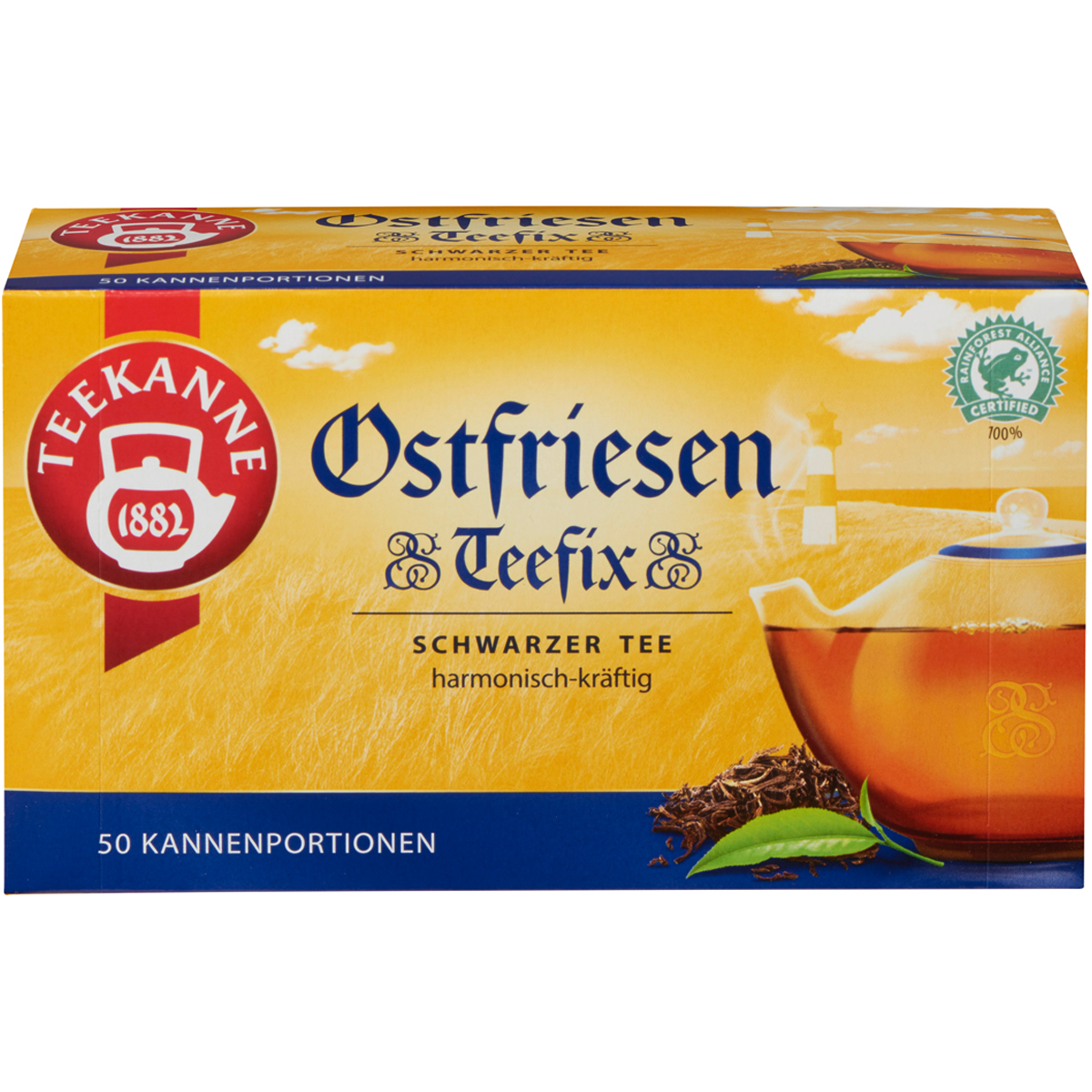 Teekanne Ostfriesen Teefix herbata czarna harmonijna mocna 140g