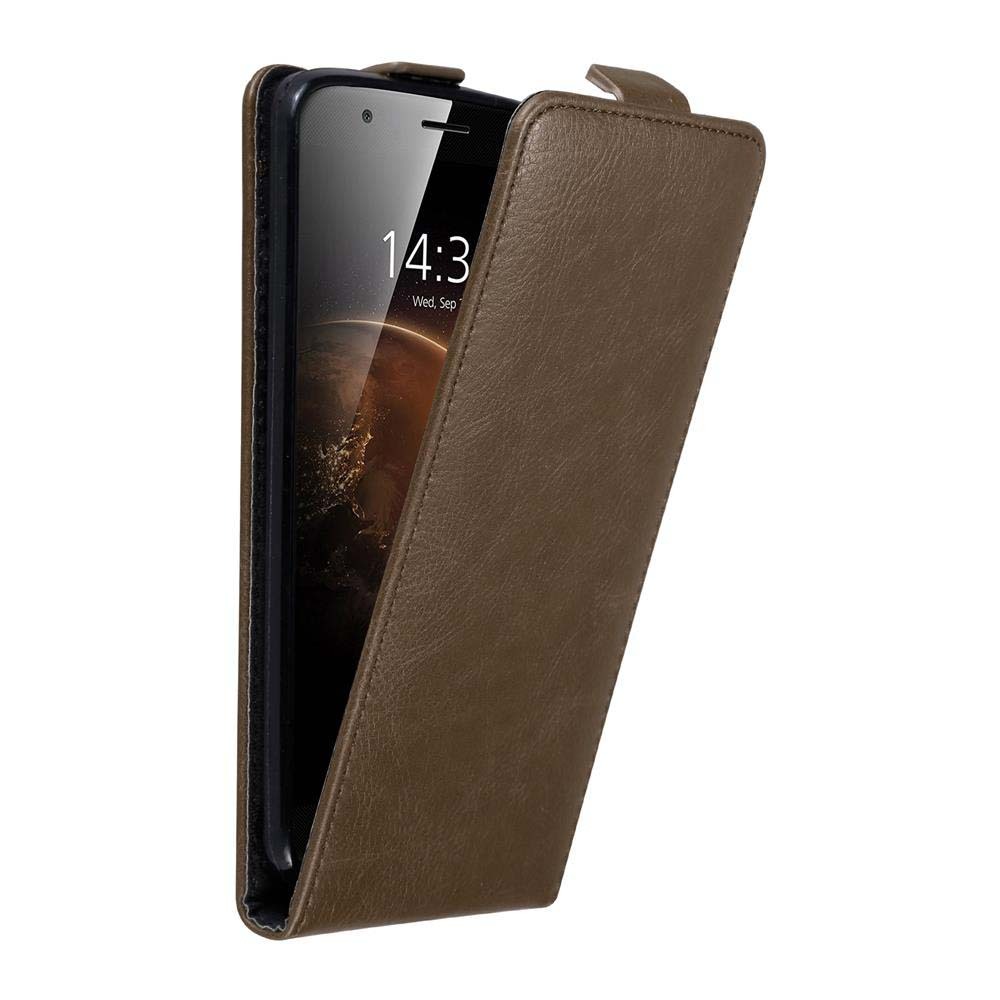 Etui Cadorabo do Huawei ASCEND G7 PLUS / G8 / GX8 pokrowiec ochronny w kolorze brązowym Etui z klapką na telefon komórkowy Etui Pokrowiec