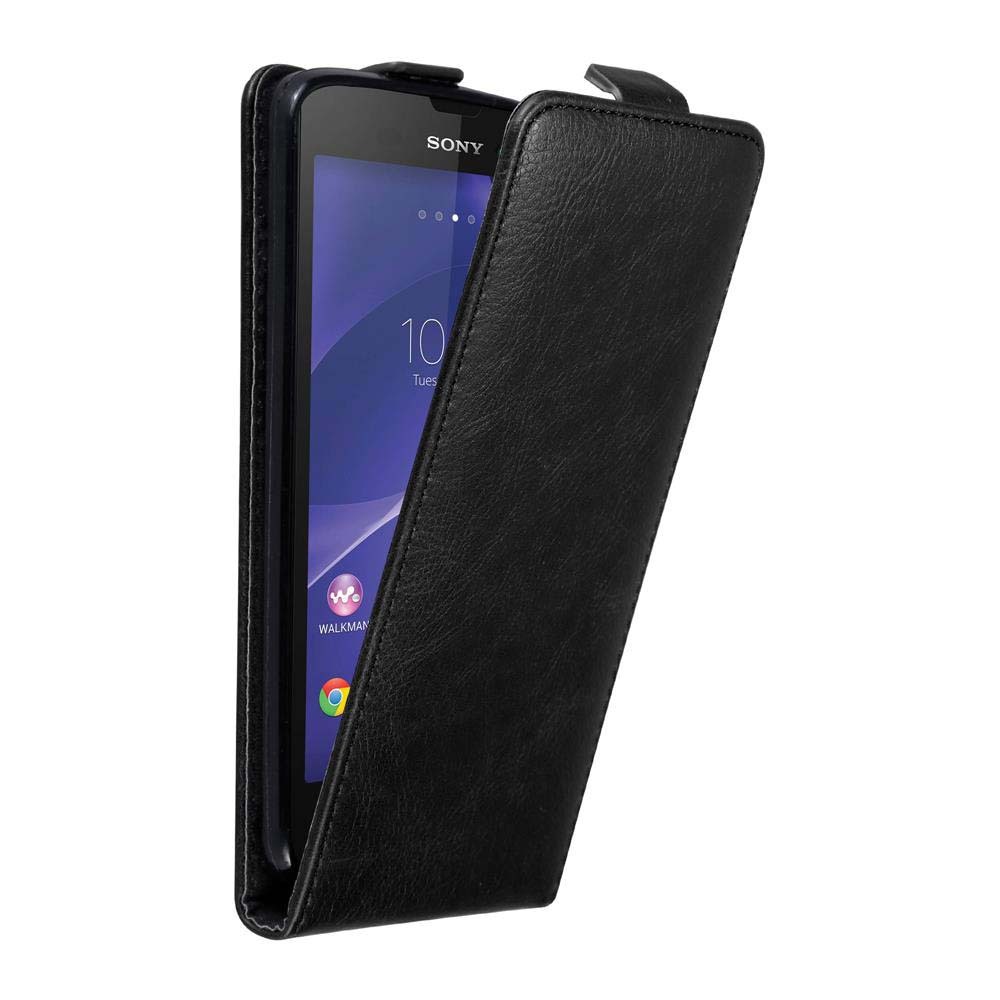 Etui ochronne Cadorabo do Sony Xperia T3 w kolorze czarnym Etui z klapką na telefon komórkowy Etui Cover
