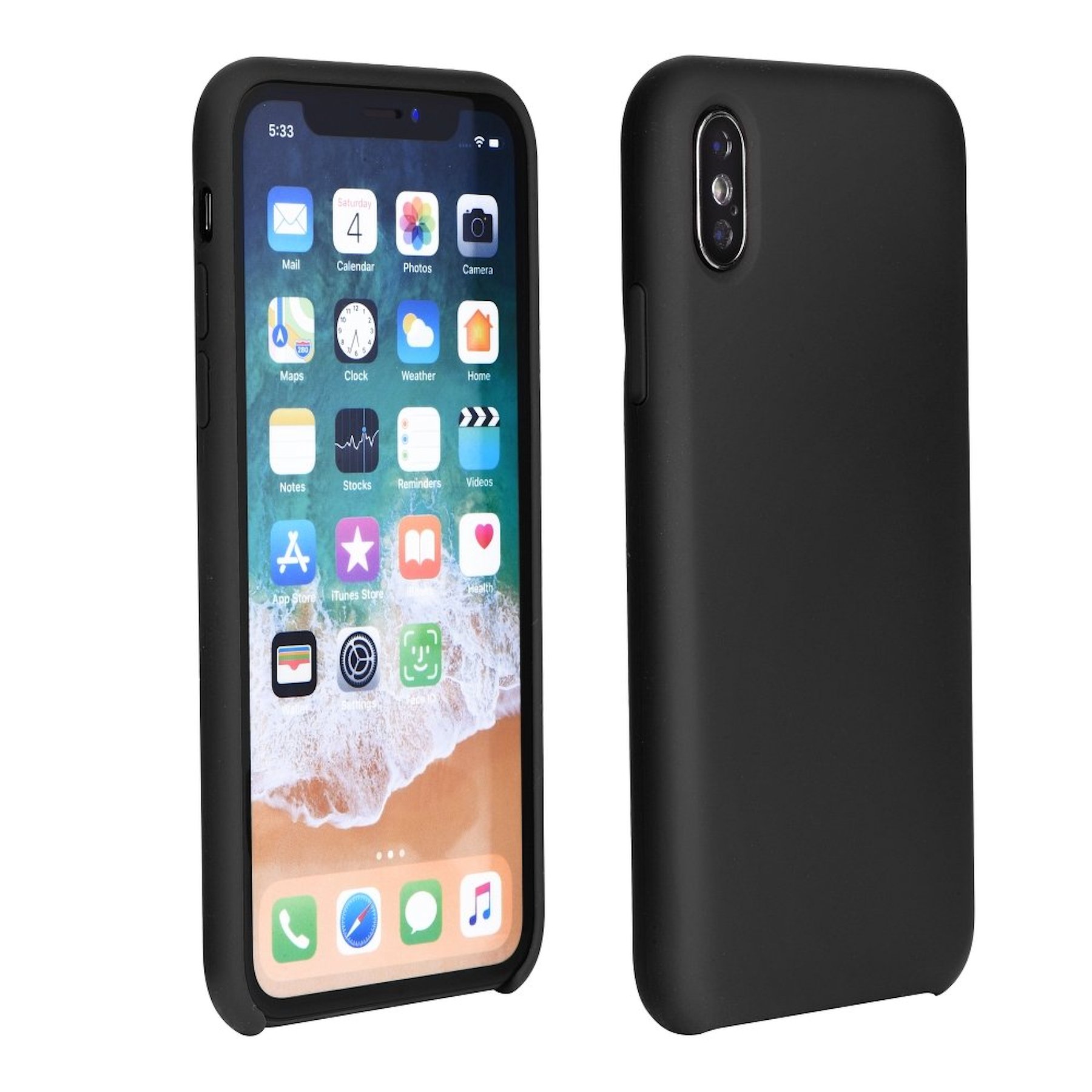 Silikonowe etui na telefon komórkowy Przyzwoite etui na telefon komórkowy chroniące Huawei Mate 20 Lite w kolorze czarnym @cofi1453