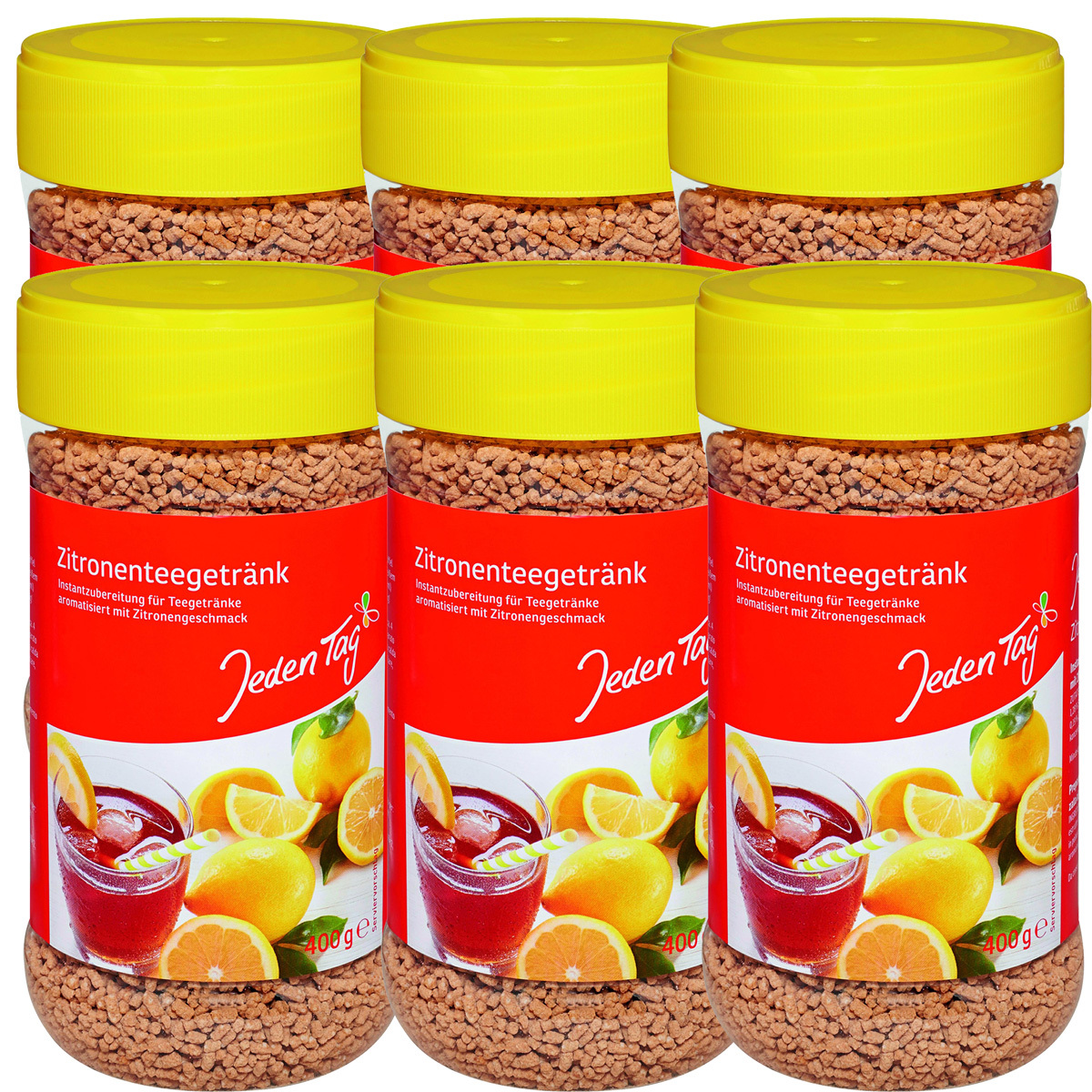 Codziennie herbata cytrynowa w proszku do przygotowania napoju 400g 6-pak