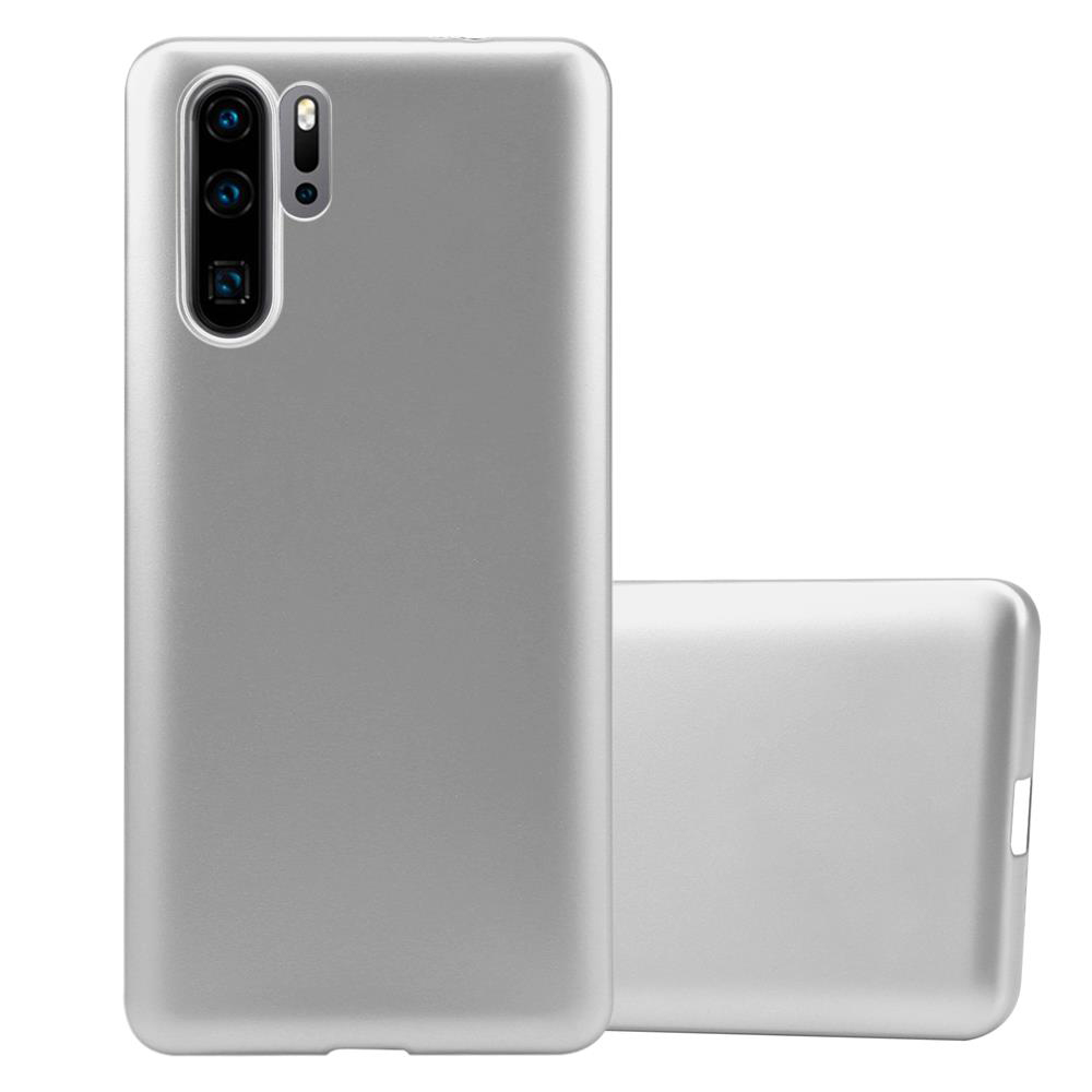 Etui ochronne Cadorabo do Huawei P30 PRO w kolorze srebrnym Etui na telefon komórkowy Etui silikonowe TPU Cover Case