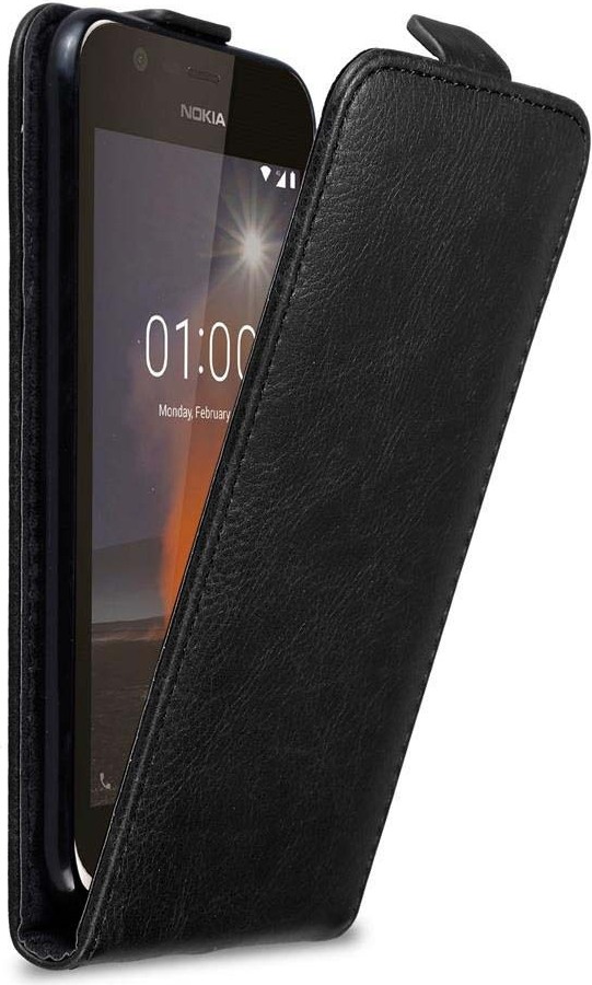 Pokrowiec Cadorabo do Nokia 1 2018 w kolorze czarnym z klapką na telefon komórkowy