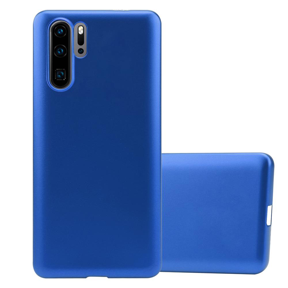 Cadorabo etui ochronne do Huawei P30 PRO w kolorze niebieskim etui na telefon silikonowe etui TPU Cover Case