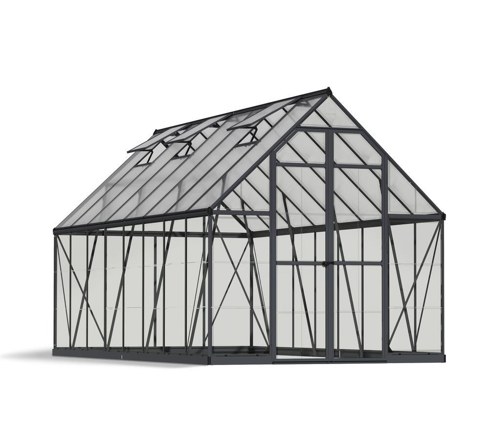 Palram - szklarnia aluminiowa Canopia Balance 816 antracyt 487x244x229 cm