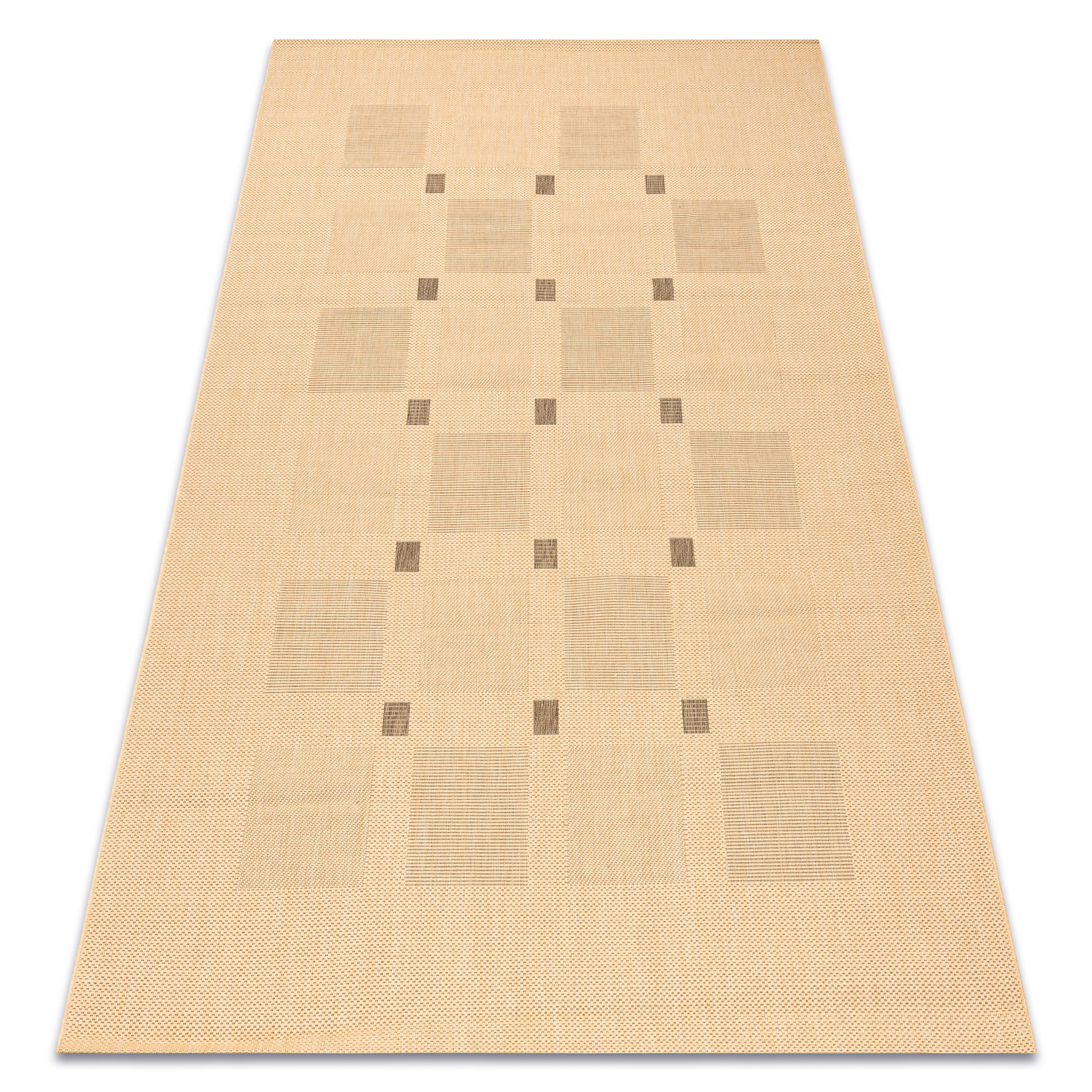 DYWAN SZNURKOWY SIZAL FLOORLUX 20079 mais / coffeee beżowy 200x290 cm