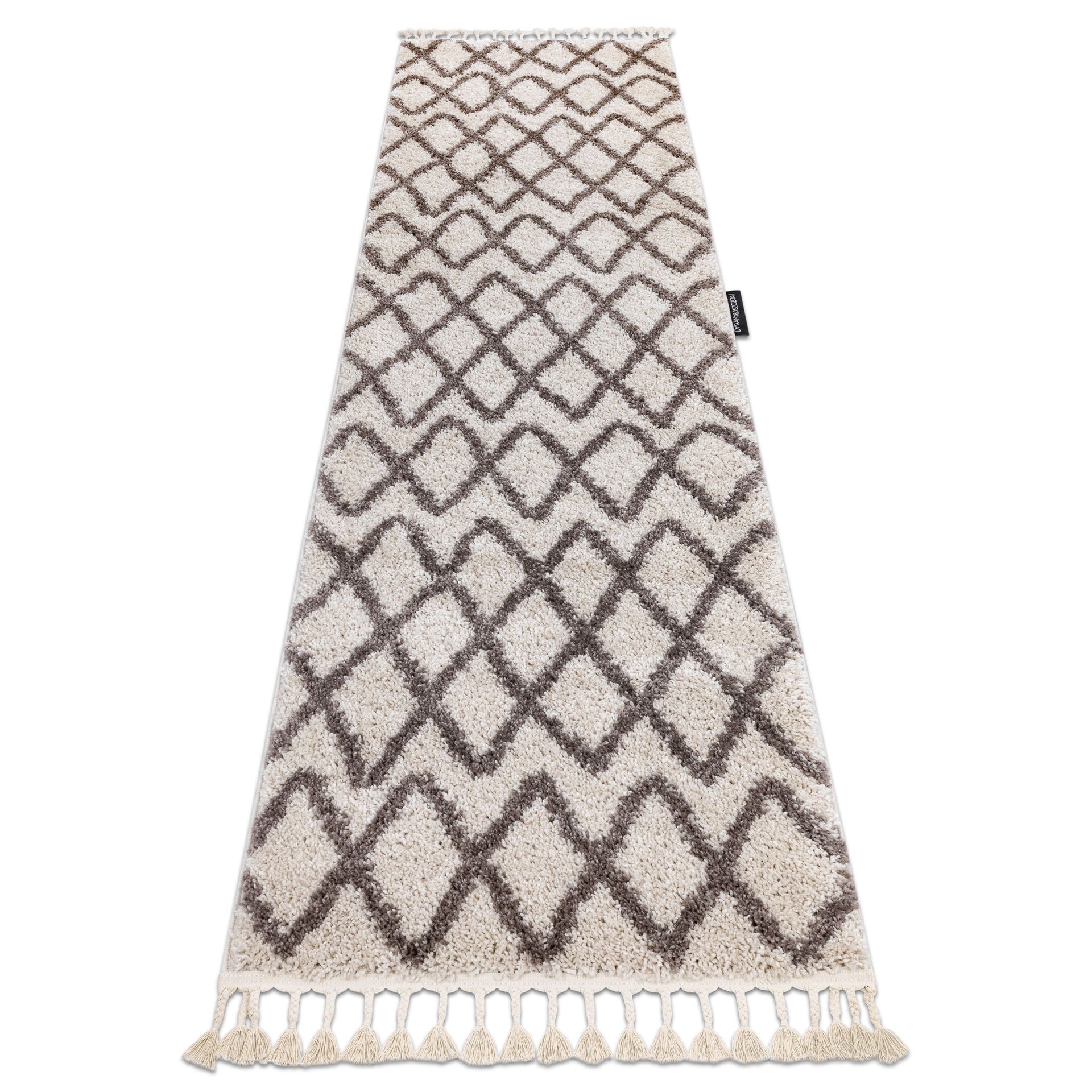 Dywan, Chodnik BERBER BENI krem - do kuchni, przedpokoju, na korytarz beżowy 70x200 cm