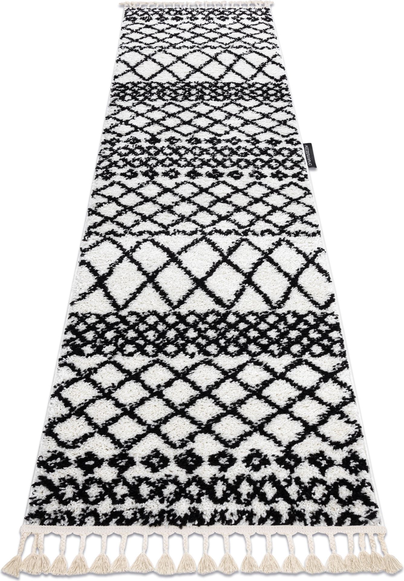 Dywan, Chodnik BERBER SAFI - do kuchni, przedpokoju, na korytarz biały 60x250 cm