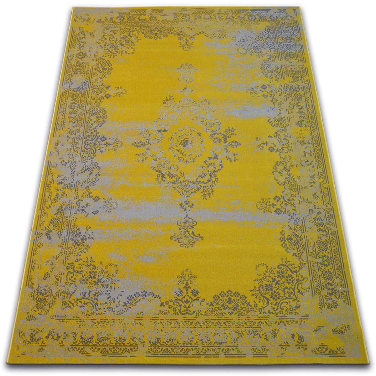 Dywan Vintage Rozeta 22206/025 żółty 80x150 cm