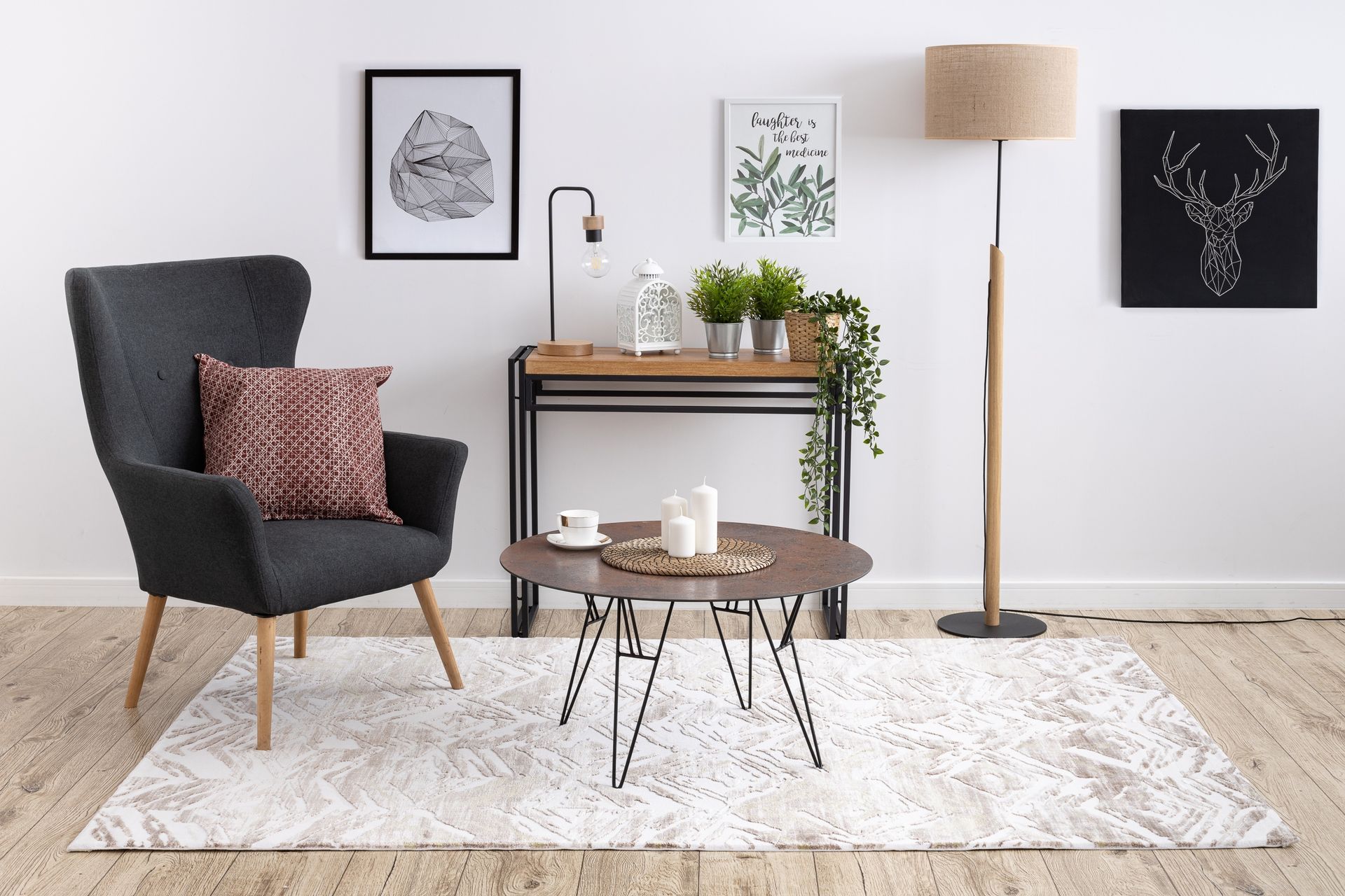 Dywan AKRYL DIZAYN 121 beż / zielony beżowy 160x230 cm