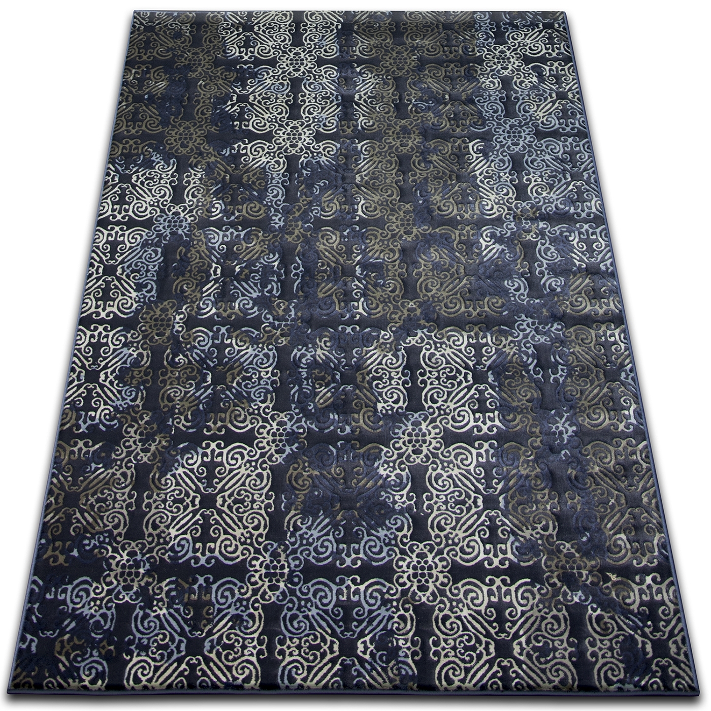 Dywan DROP JASMINE 453 D.blue niebieski 160x220 cm