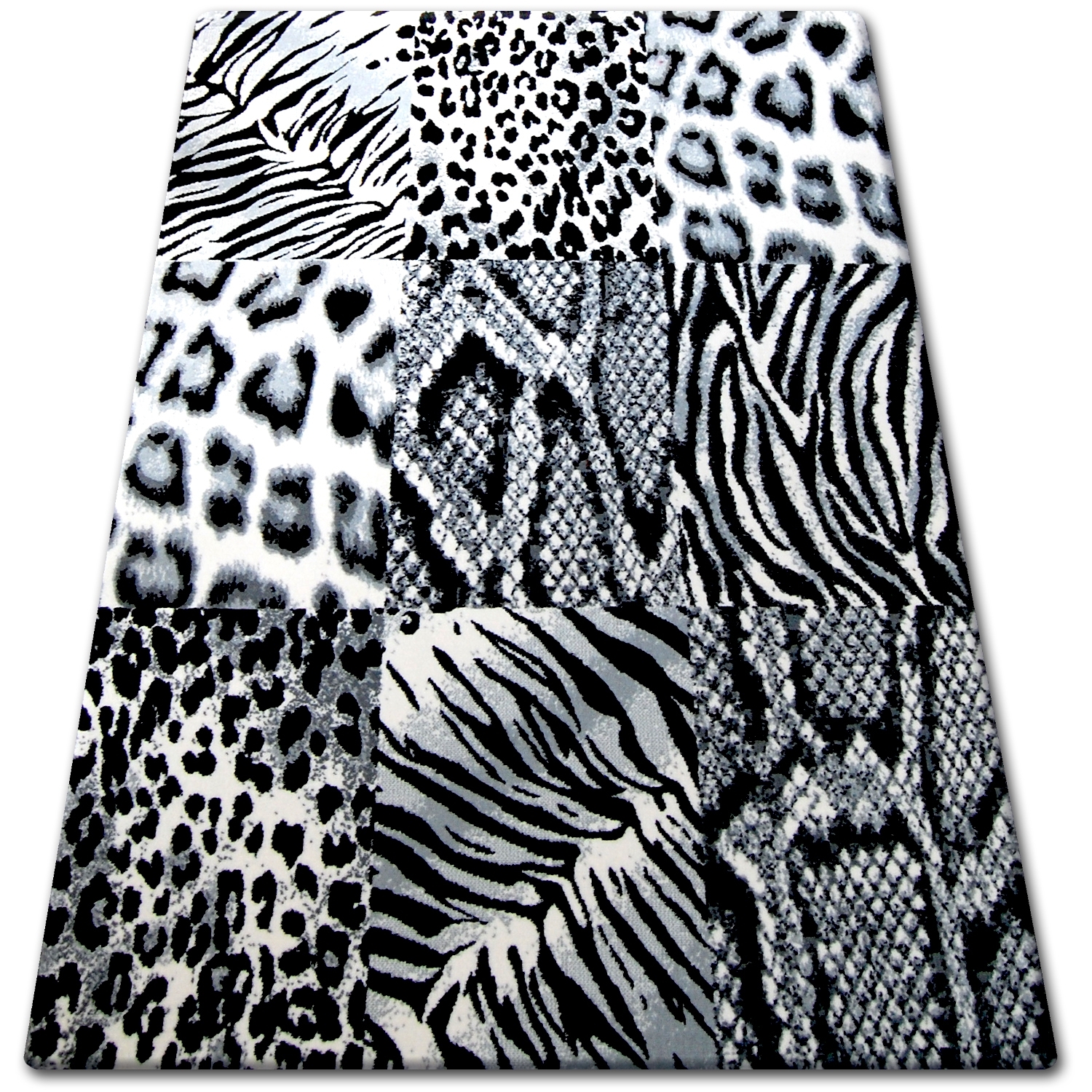 Dywan BCF FLASH 33307/177 czarny 120x170 cm