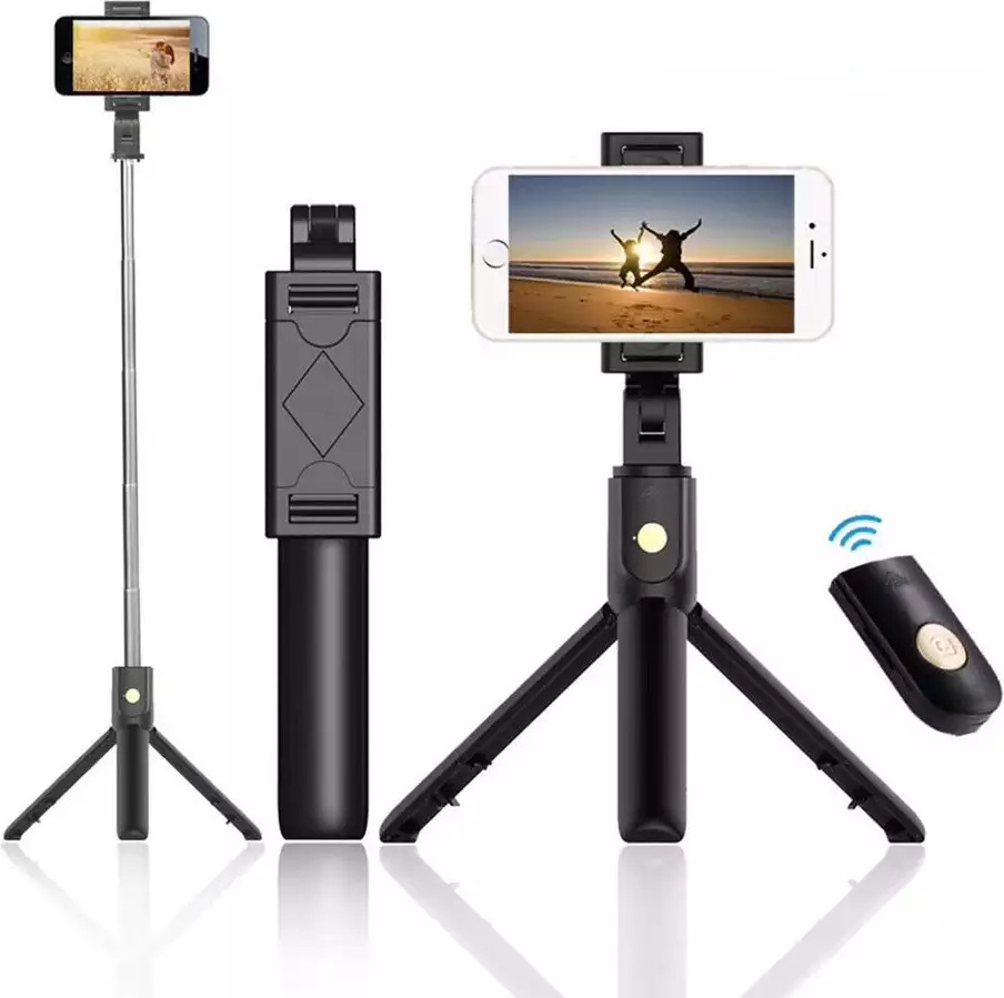 INF Selfie stick/statyw z bezprzewodowym pilotem remote