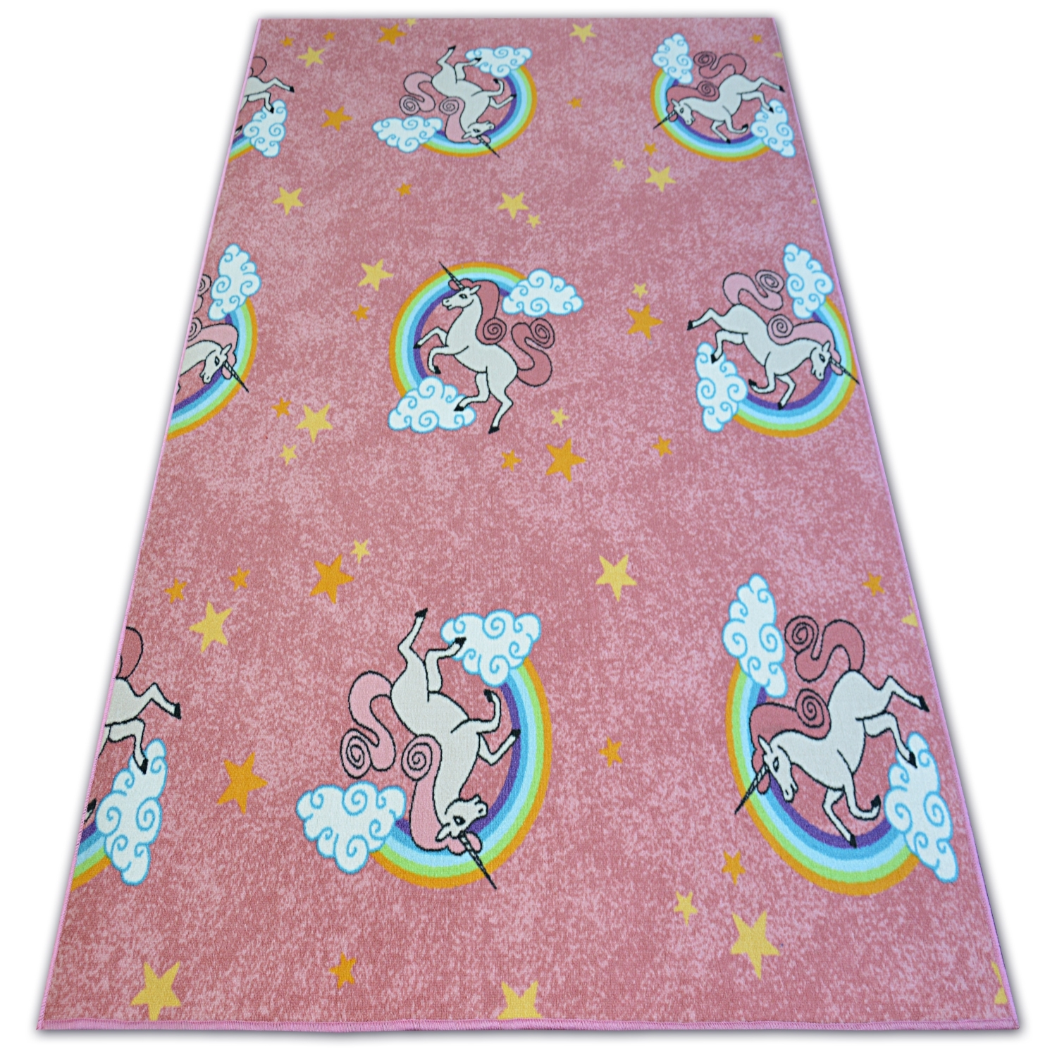 Dywan dla dzieci UNICORN róż JEDNOROŻEC różowy 100x150 cm