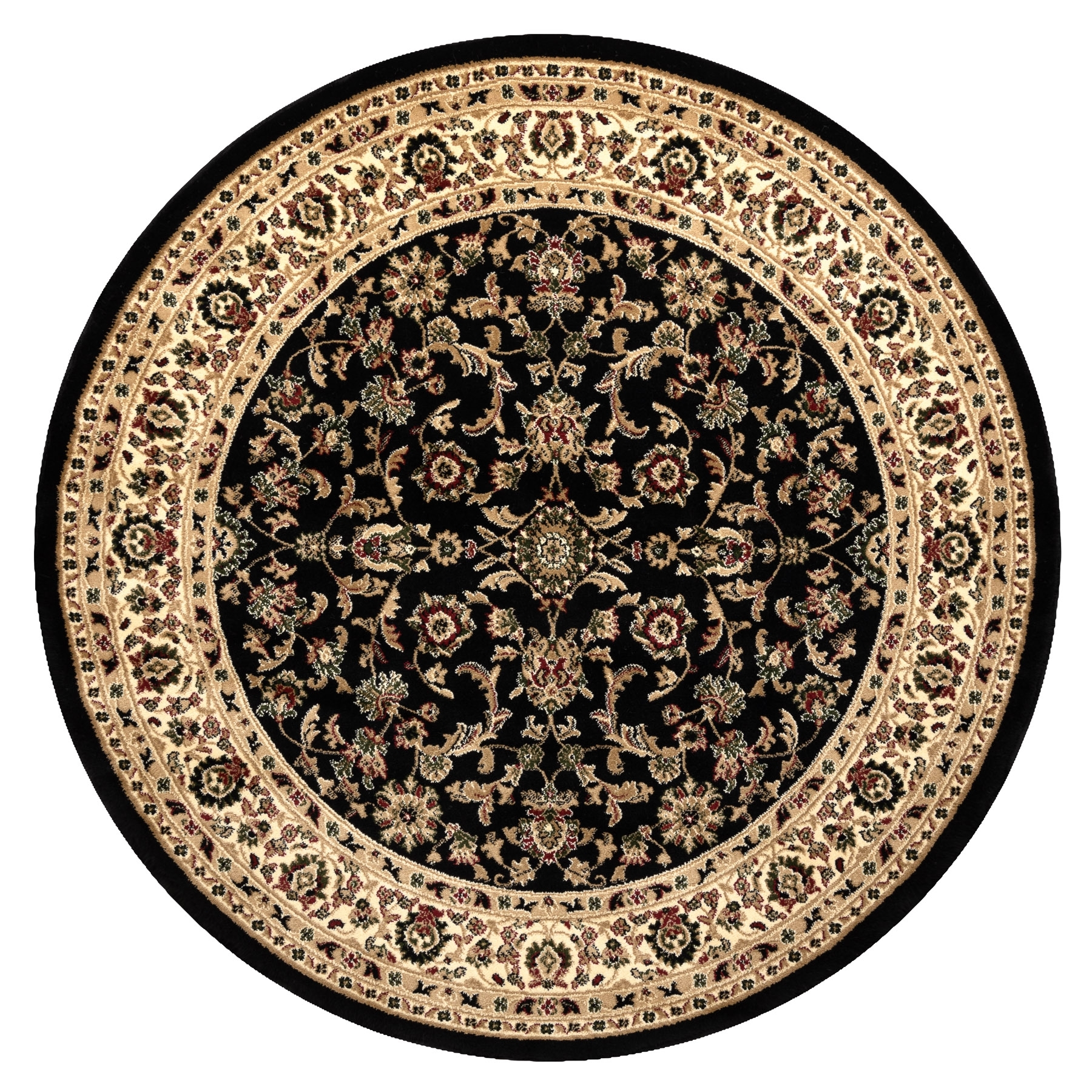 Dywan ROYAL ADR koło wzór 1745 czarny koło 200 cm