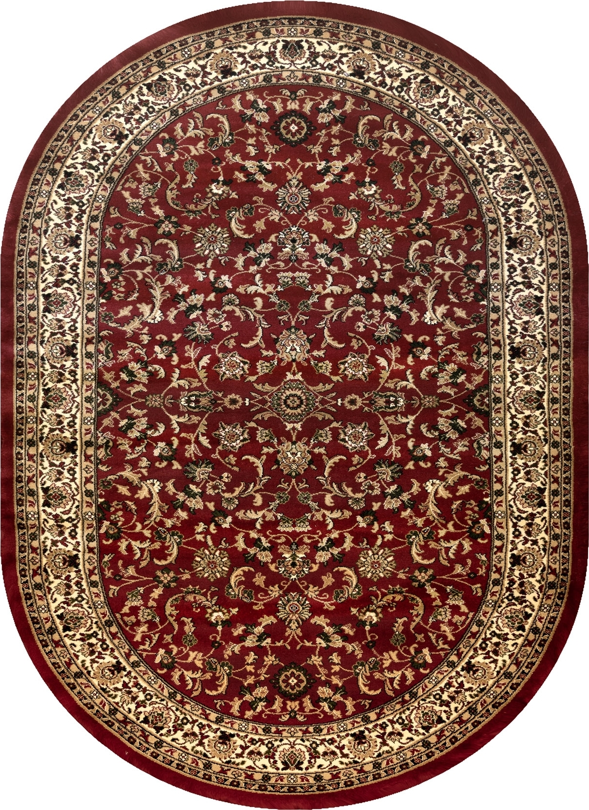Dywan ROYAL ADR owal wzór 1745 bordo czerwony 150x250 cm