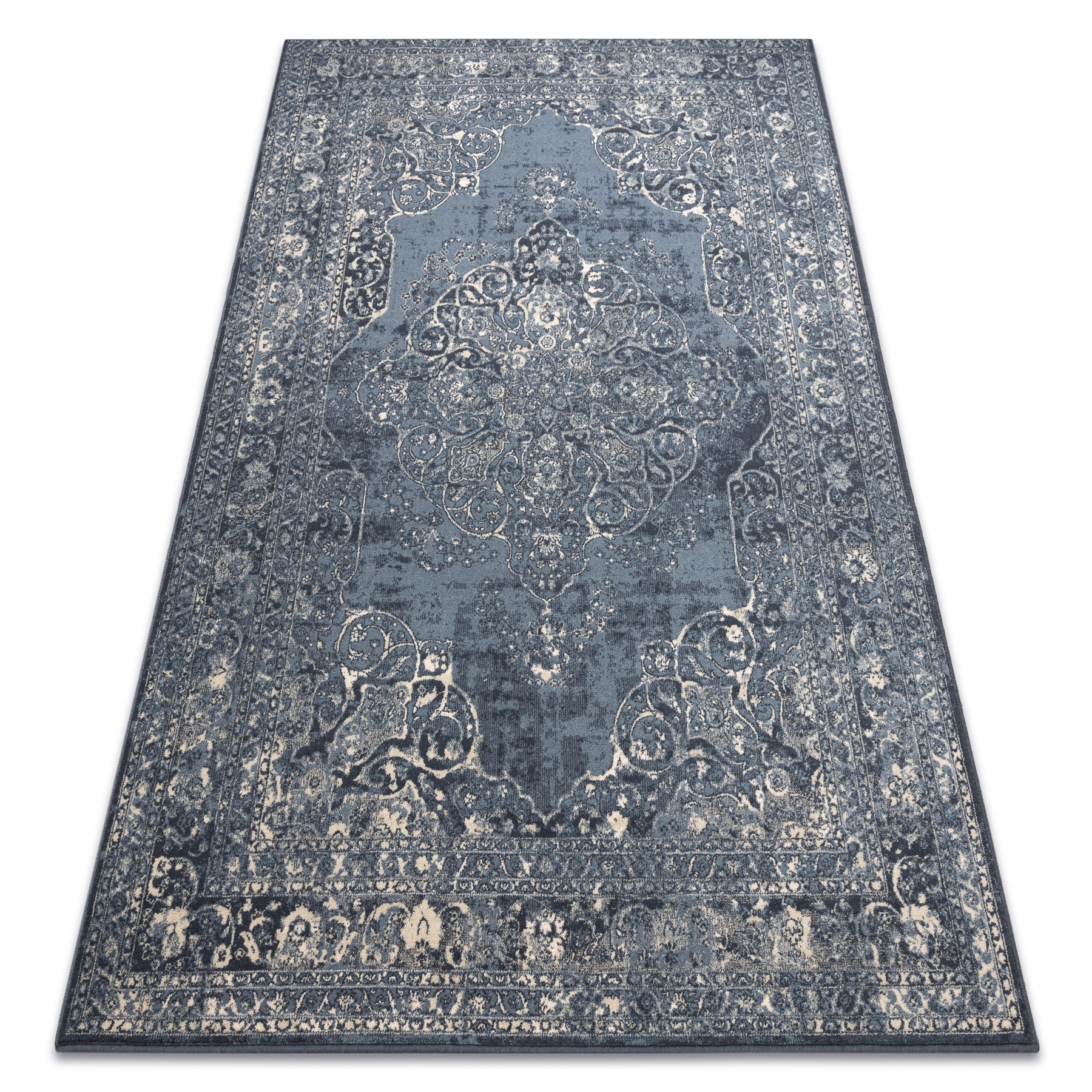 Dywan NAIN Rozeta vintage 7599/50911 granat / beż niebieski 120x170 cm