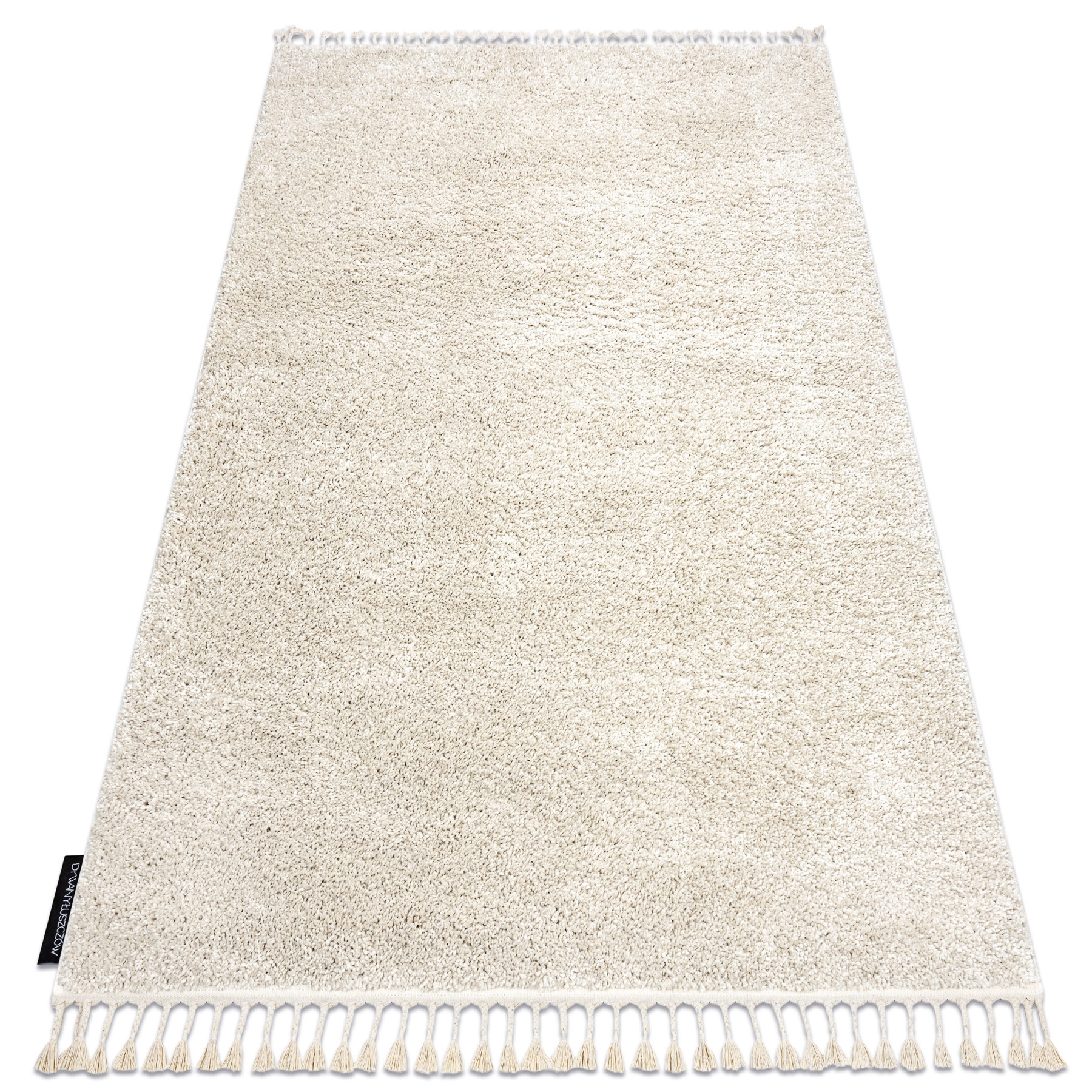 Dywan BERBER 9000 krem Frędzle berberyjski marokański shaggy beżowy 160x220 cm