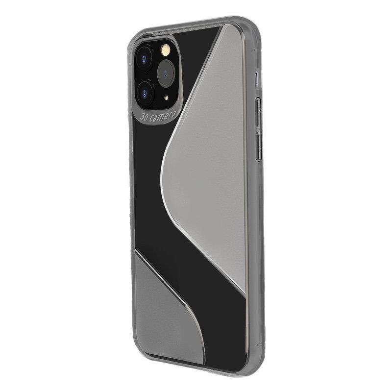 cofi1453® Etui S-Line Bumper kompatybilne z SAMSUNG GALAXY A71 (A715F) Silikonowe etui odporne na wstrząsy Etui na telefon komórkowy Pokrowiec TPU w kolorze czarnym
