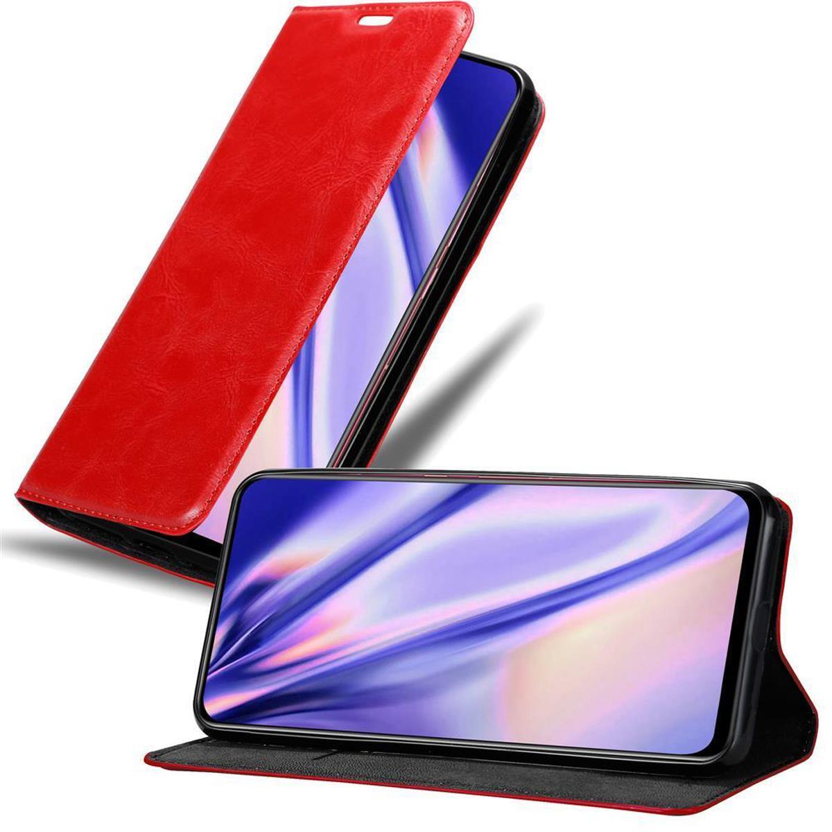 Etui Cadorabo do Vivo V15 PRO w kolorze APPLE RED Etui na telefon komórkowy z magnetycznym zamknięciem, funkcją podstawki i miejscem na kartę Etui Etui ochronne Etui z klapką w stylu książki