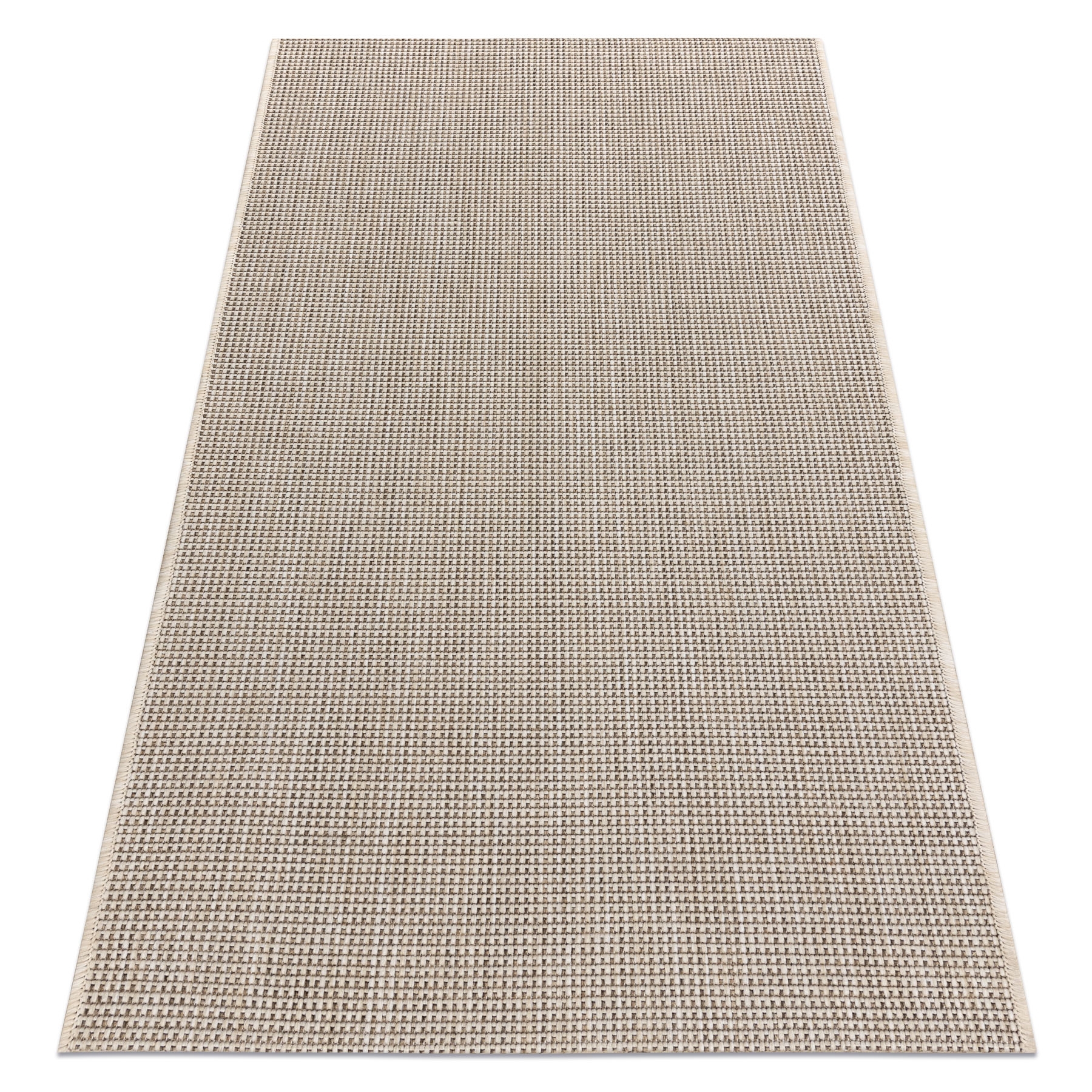 DYWAN SZNURKOWY SIZAL FLOORLUX 20580 gładki, jednolity, jednokolorowy - szampański / taupe beżowy 60x110 cm