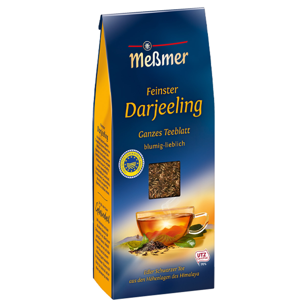 Meßmer Finest Darjeeling Cała herbata liściasta kwiatowo słodka 150g