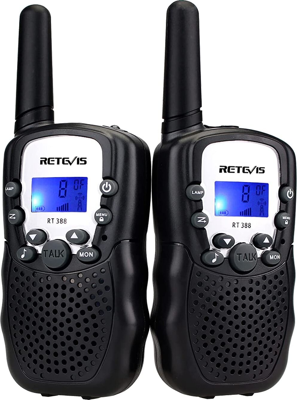 Krótkofalówka Retevis RT388 dla dzieci, zabawka od 4-12 lat, radio z latarką VOX, prezent świąteczny do gier kempingowych