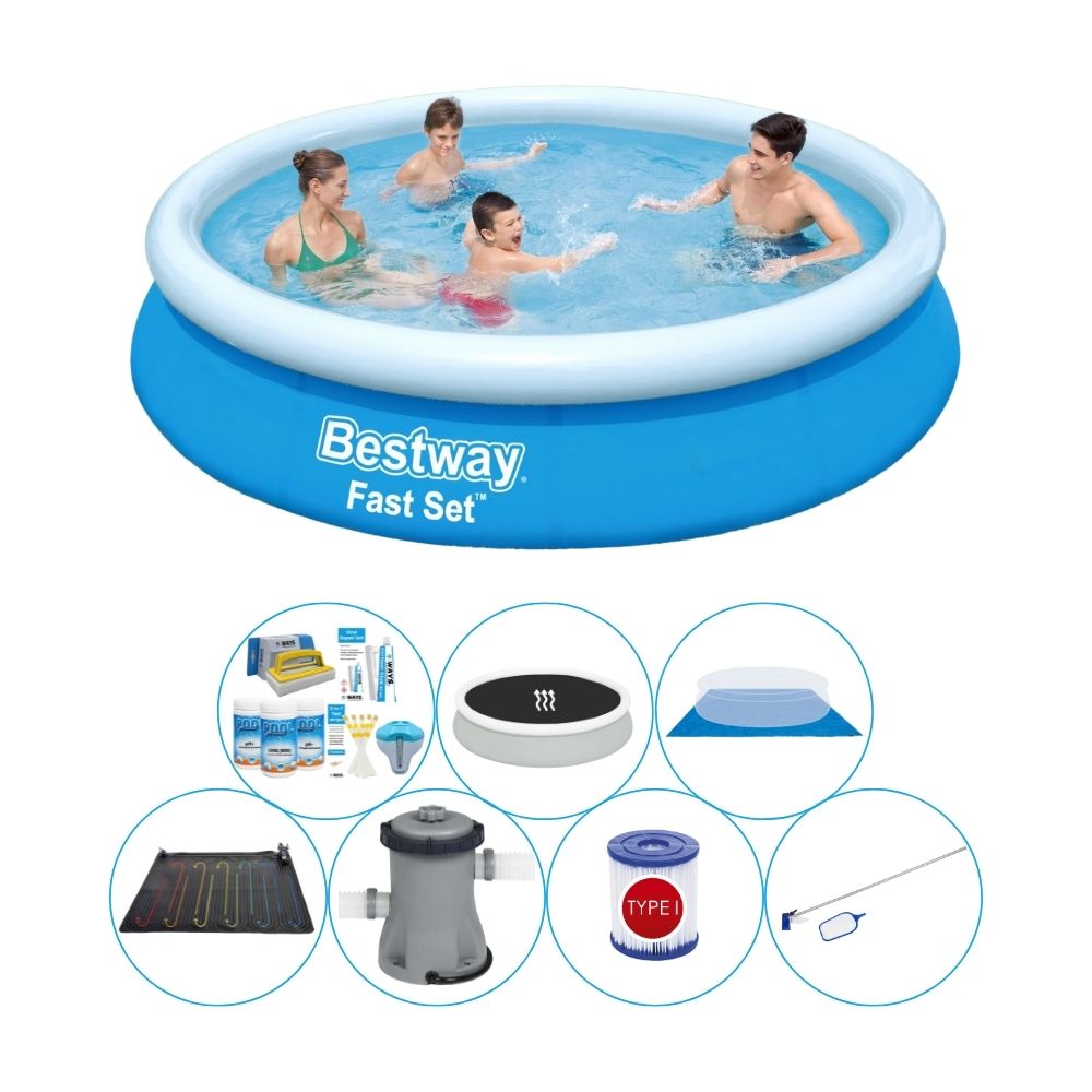 Bestway Fast Set 366x76 cm okrągły - zestaw basenowy