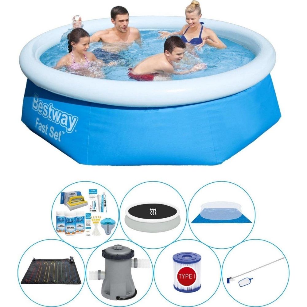 Bestway Fast Set 244x66 cm okrągły - zestaw basenowy