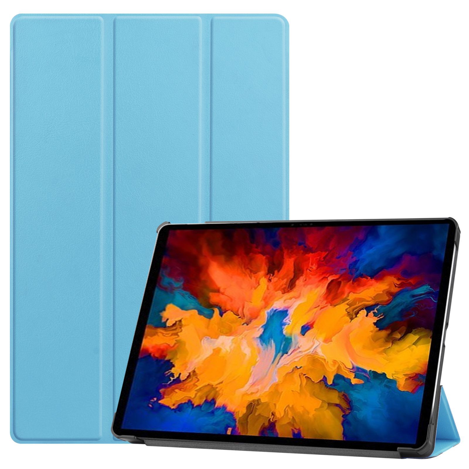 Etui do Lenovo Tab P11 Pro TB-J706F 11,5 cala Etui ochronne z funkcją podstawki i automatycznym usypianiem/budzeniem w kolorze jasnoniebieskim