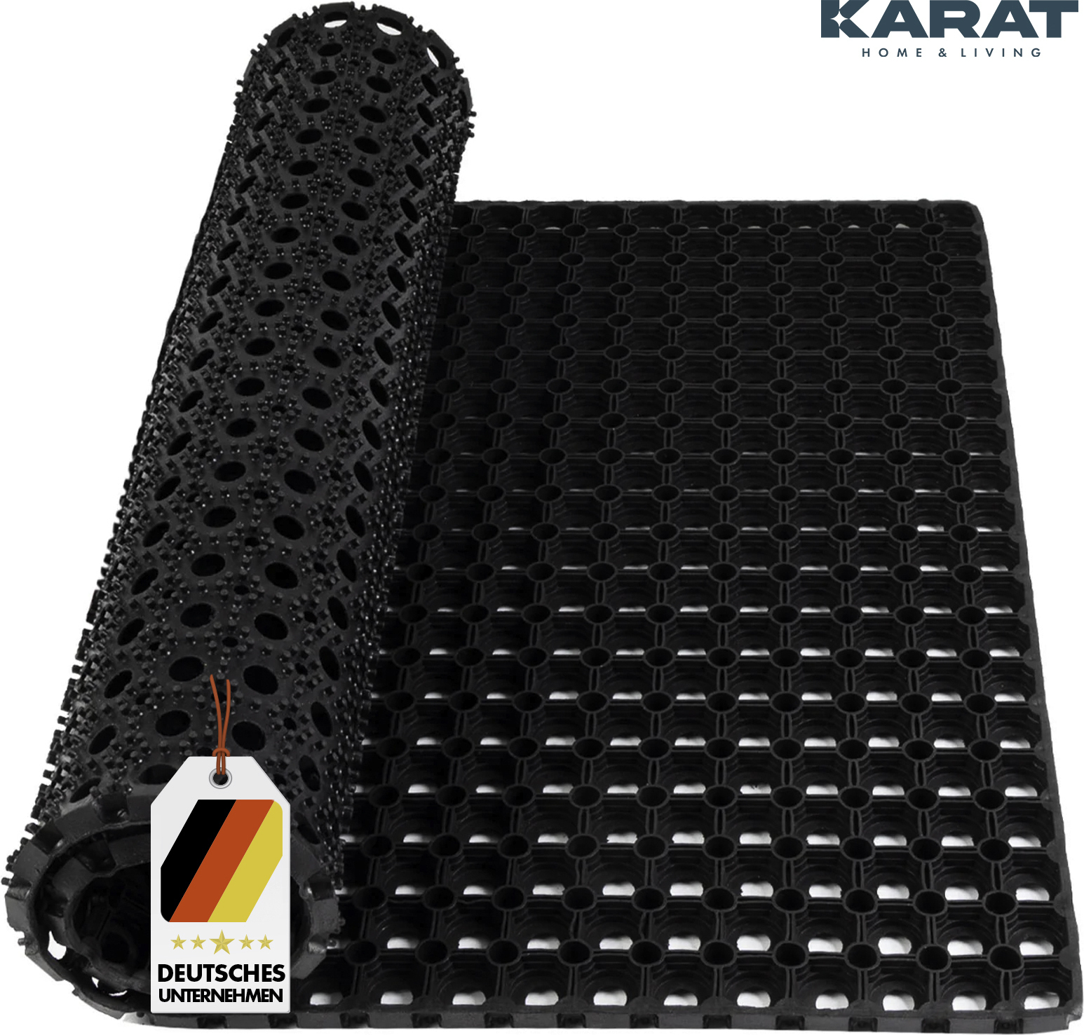 Mata gumowa Ring Mata gumowa Octo Mata zatrzymująca brud Mata antypoślizgowa 100x300x2,3 cm