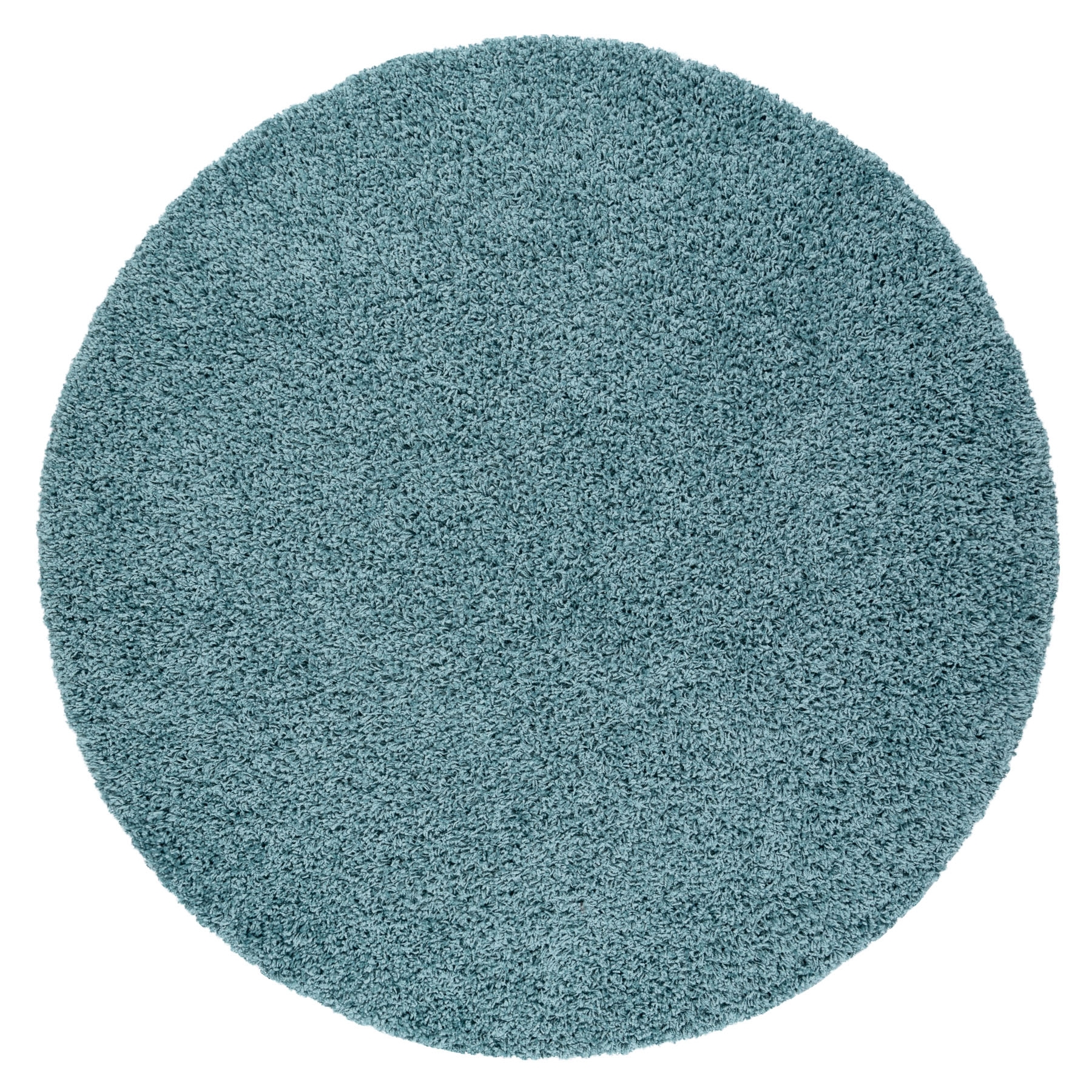 Dywan SOFFI koło shaggy 5cm niebieski koło 120 cm