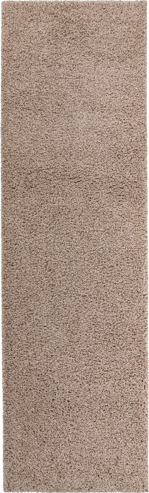 Dywan, Chodnik SOFFI shaggy 5cm beż - do kuchni, przedpokoju, na korytarz beżowy 80x300 cm