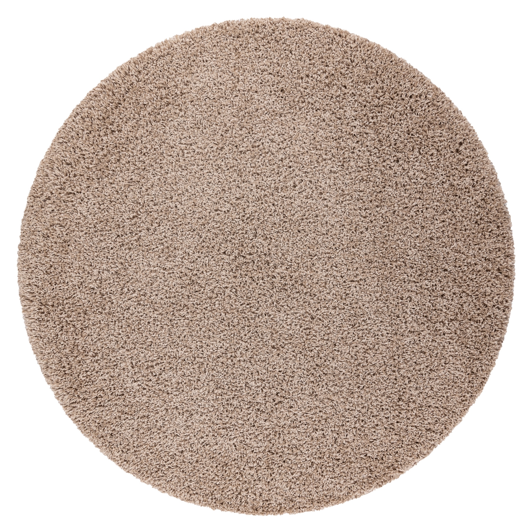 Dywan SOFFI koło shaggy 5cm beż beżowy koło 80 cm