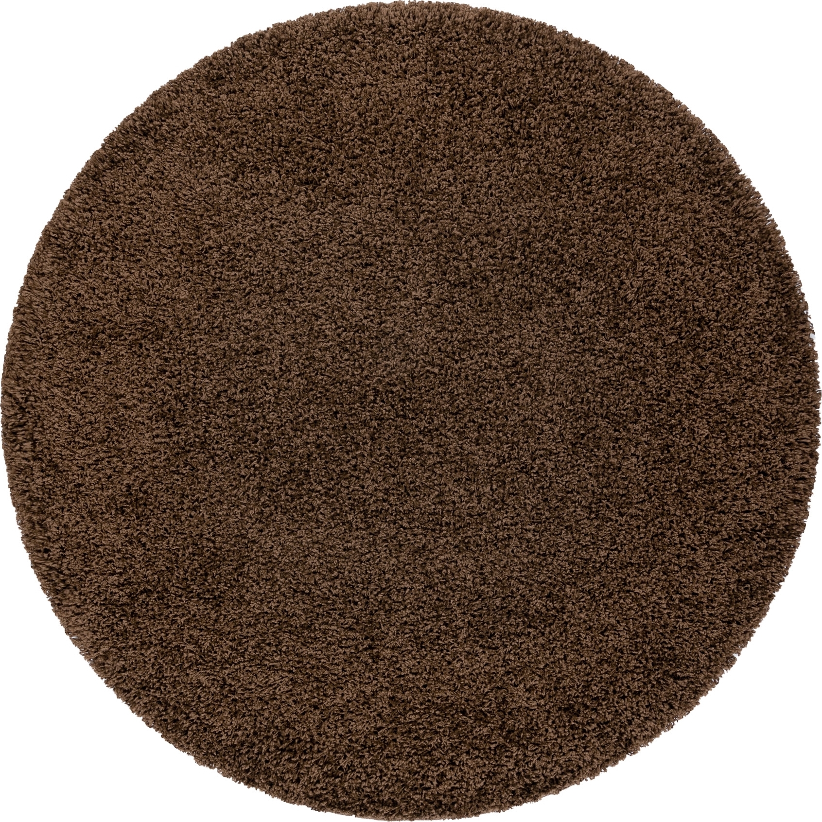 Dywan SOFFI koło shaggy 5cm brązowy koło 100 cm