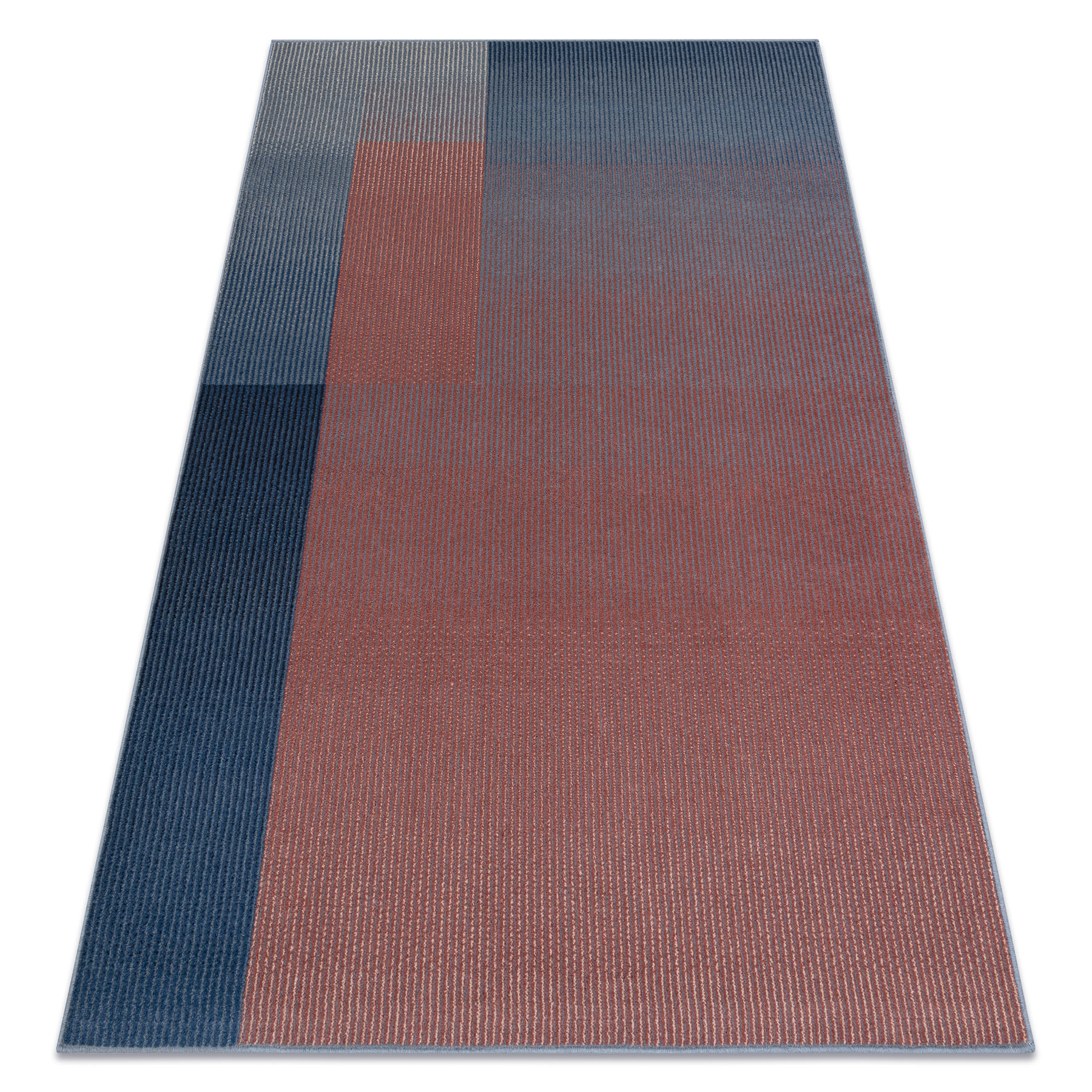 Dywan NAIN Geometryczny 7710/51944 / niebieski czerwony 80x150 cm