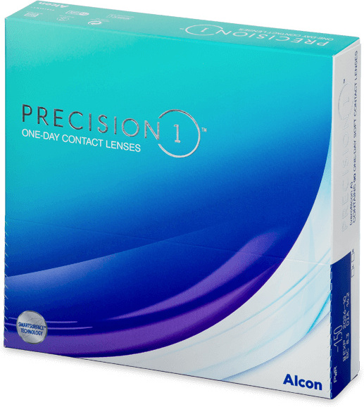Alcon Precision 1 90 szt. Soczewki jednodniowe (-4.75 dpt & BC 8.3), z ochroną UV