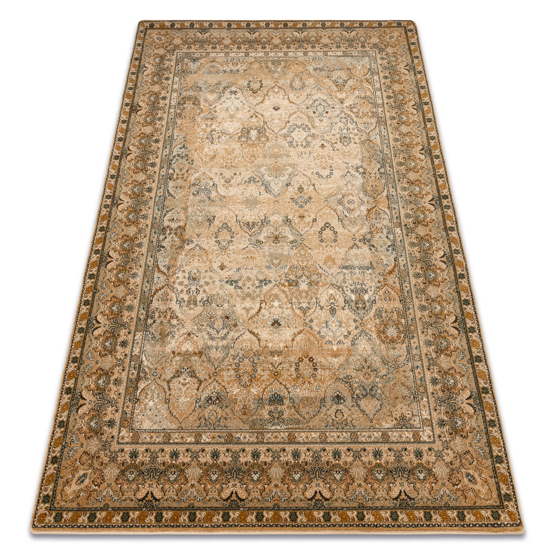 Dywan wełniany OMEGA KASHMIR krem beżowy 235x350 cm