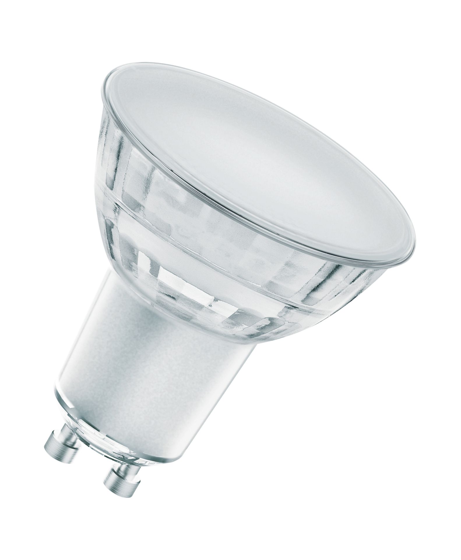 Ściemnialna żarówka LED OSRAM Superstar o szczególnie wysokim współczynniku oddawania barw (CRI90) na trzonek GU10, przezroczyste szkło, chłodna biel (4000K), 350 lumenów, zamiennik konwencjonalnych żarówek 32W, ściemnialna, opakowanie 1 szt