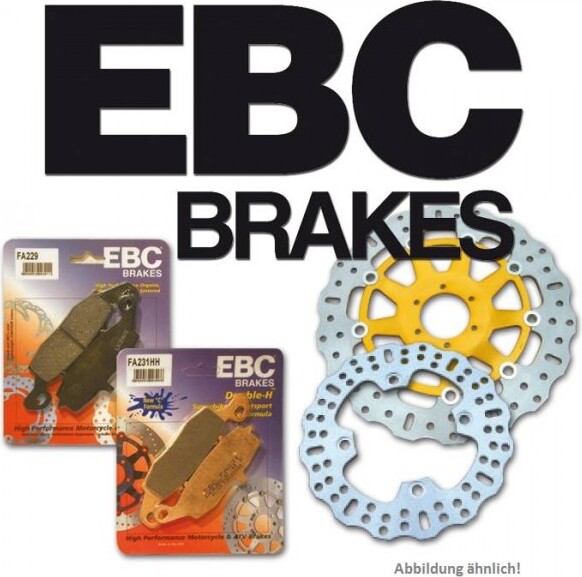 Szczęki hamulcowe 123x25 mm ze sprężynami EBC typ 922