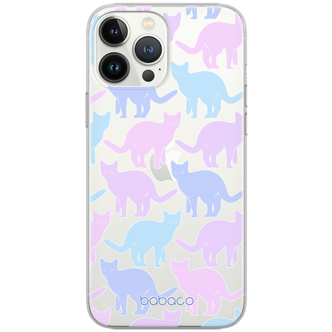 Etui do Samsung S10 Lite/A91 Koty 011 Babaco Nadruk częściowy Przeźroczysty