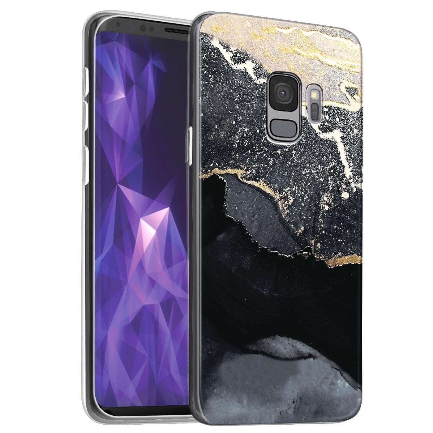 Etui ochronne na telefon Samsung Galaxy S9 Plus z motywem marmuru Silikonowe wąskie etui na telefon komórkowy
