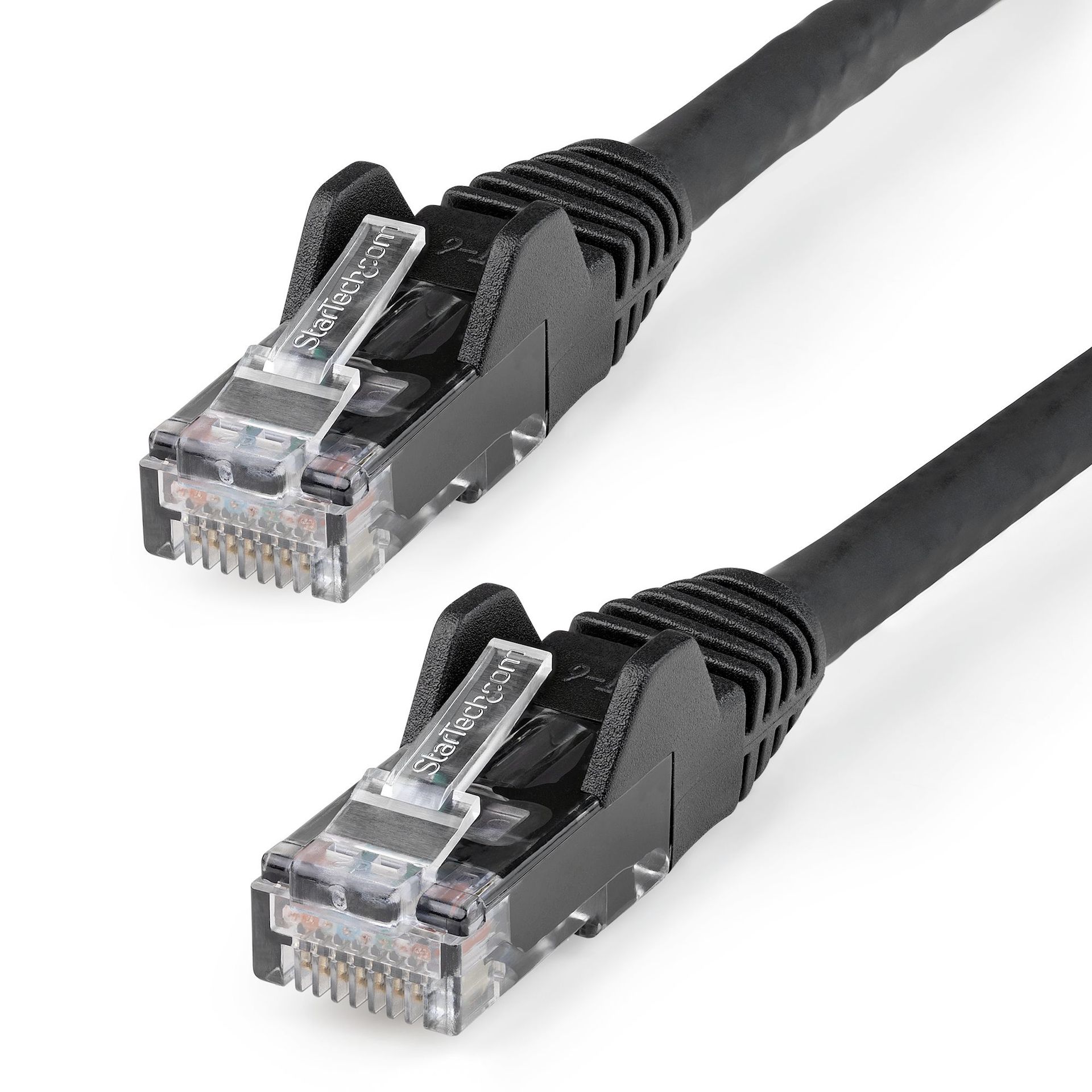 StarTech.com 10m Kabel sieciowy CAT6 - LSZH(Less Smoke - Halogen Free) - 10Gbit 650MHz 100W POE RJ45 U/UTP LAN Patch Cable - Czarny - Certyfikat ETL - 24AWG - Kabel instalacyjny - 10m - Cat6 - U/UTP (UTP) - RJ-45 - RJ-45