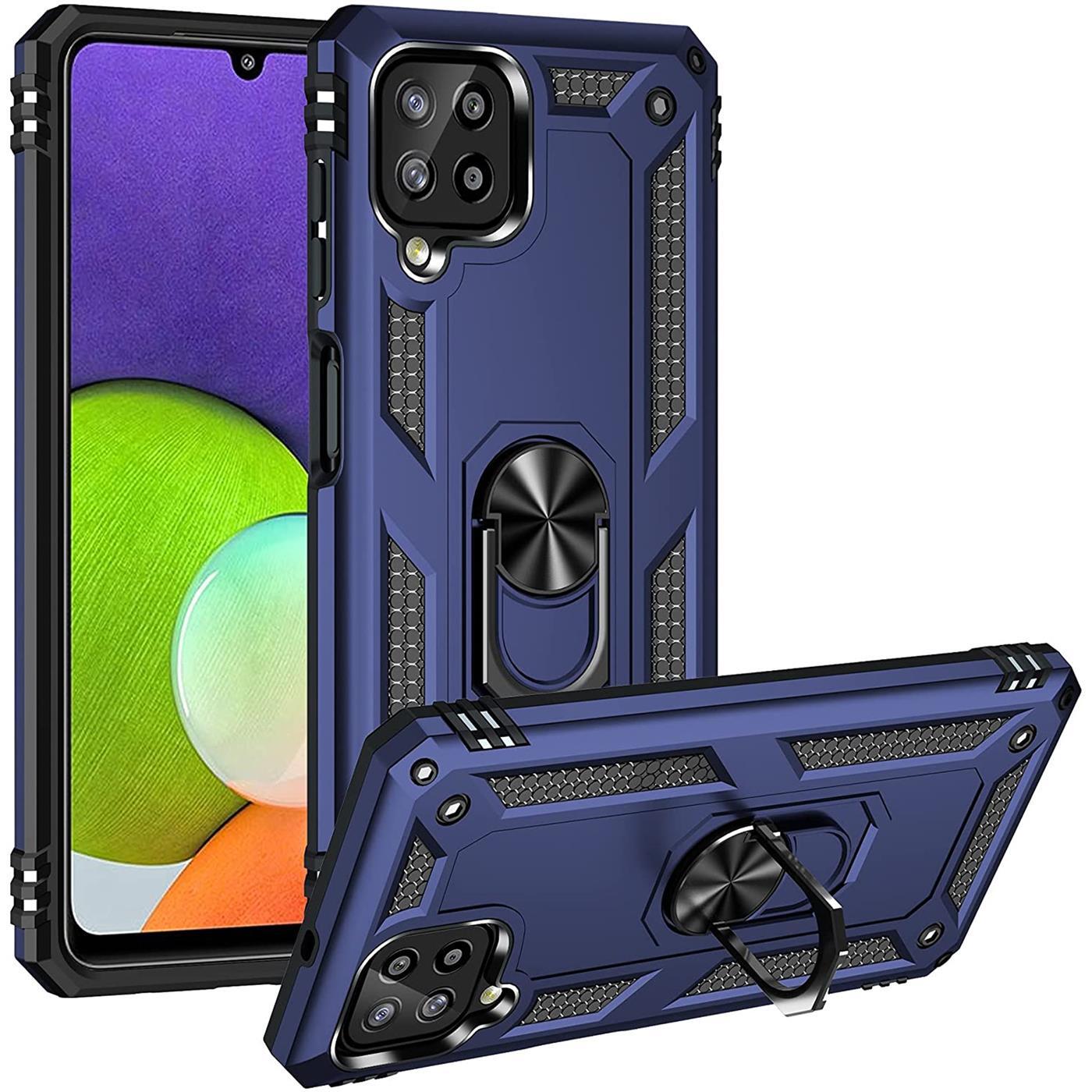 Etui na telefon komórkowy Armor Shield do Samsung Galaxy A22 4G / M32 / M22 Ultra Hybrid Case, niebieski
