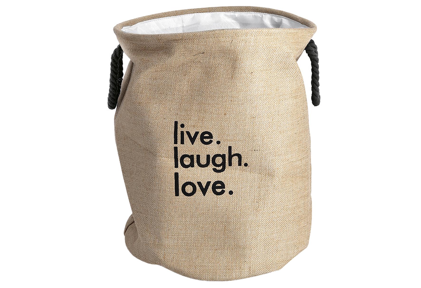 Kosz na pranie DENIM, okrągły, 60 L