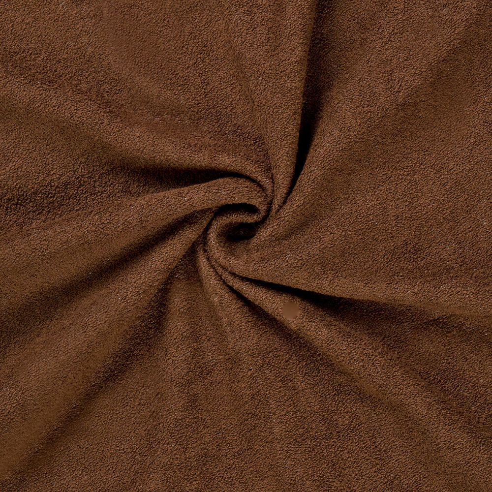 Kvalitex Prześcieradło frotte ciemnobrązowe 100x200cm