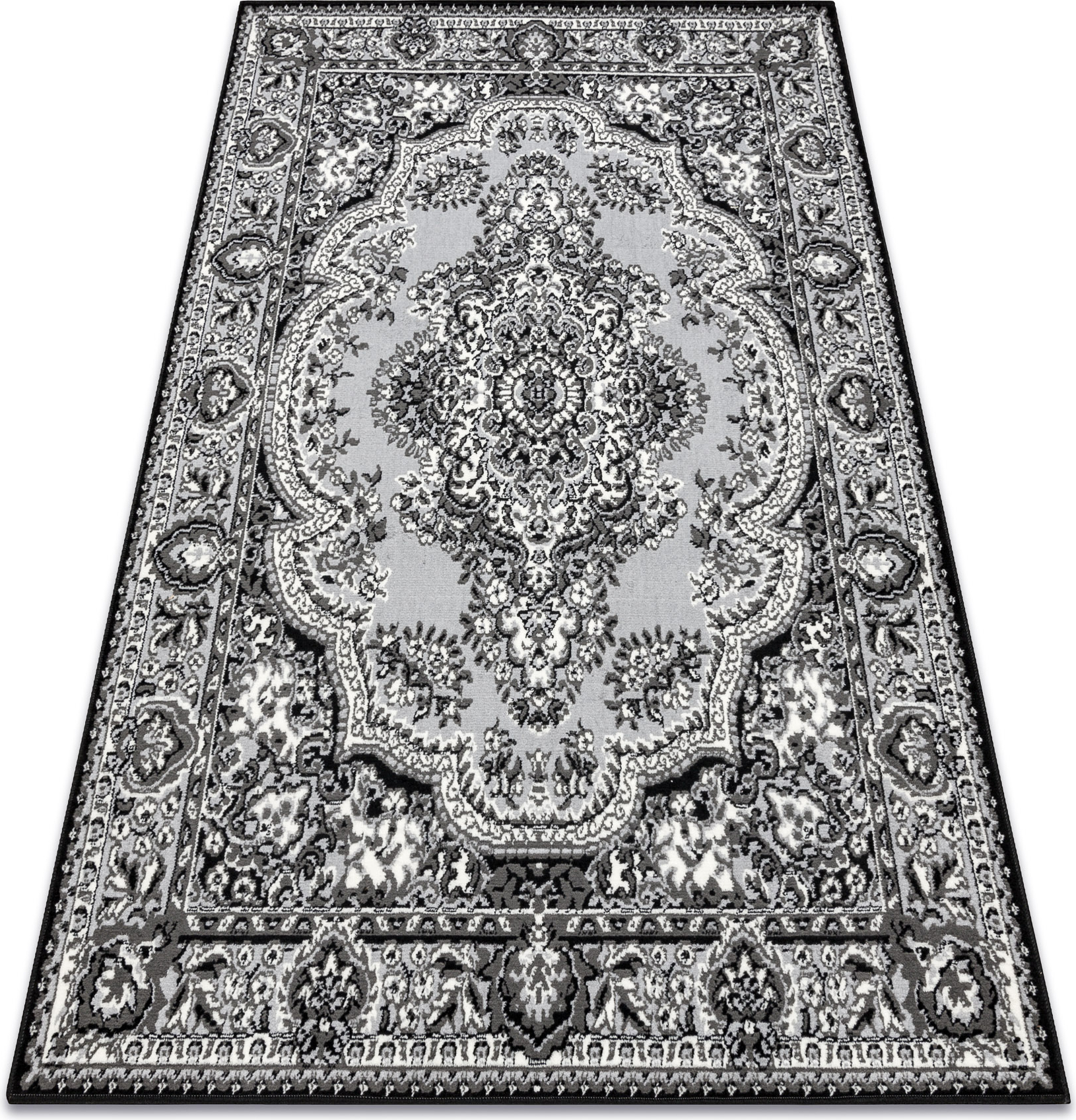 Dywan BCF Morad WIOSNA Ornament, klasyczny - szary 80x150 cm
