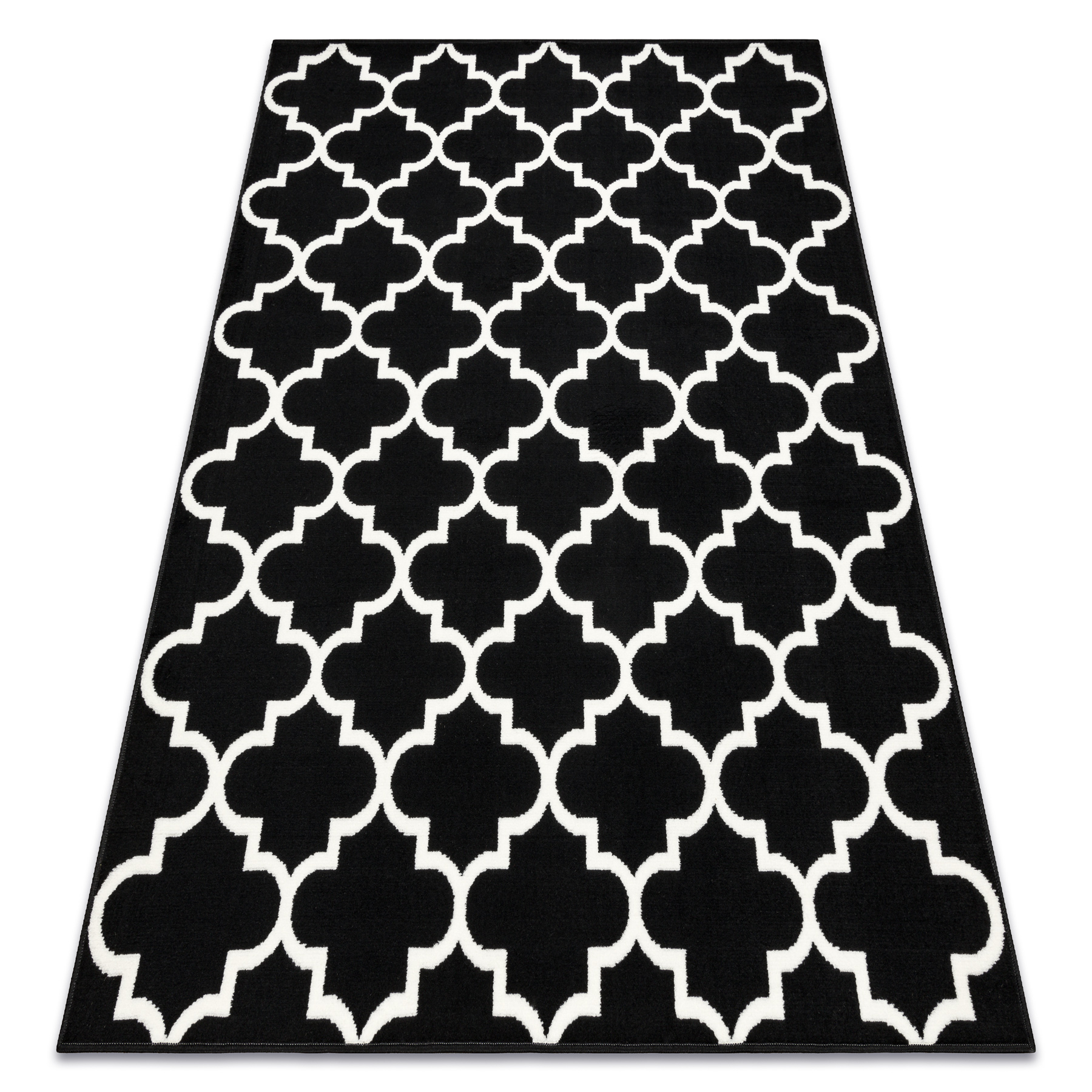 Dywan BCF Morad TRELIS koniczyna marokańska - czarny 200x300 cm