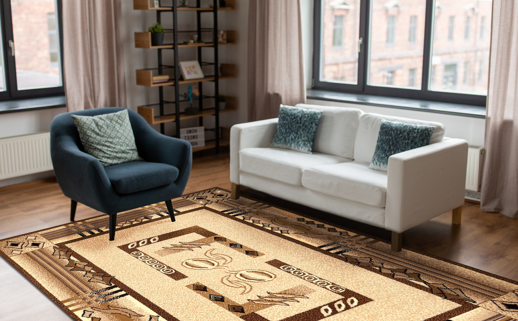 Dywan BCF Morad JAŚ klasyczny - beż beżowy 300x400 cm